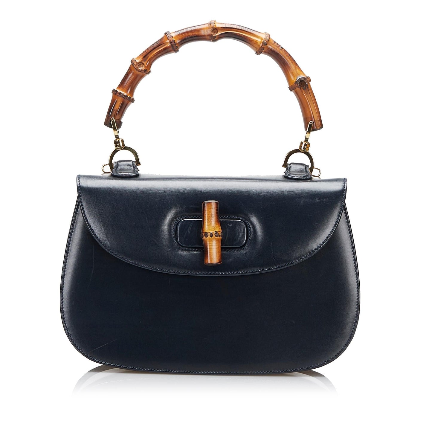 Gucci Bamboo Night SHG-DnOWFX Calf Black Satchel Bag