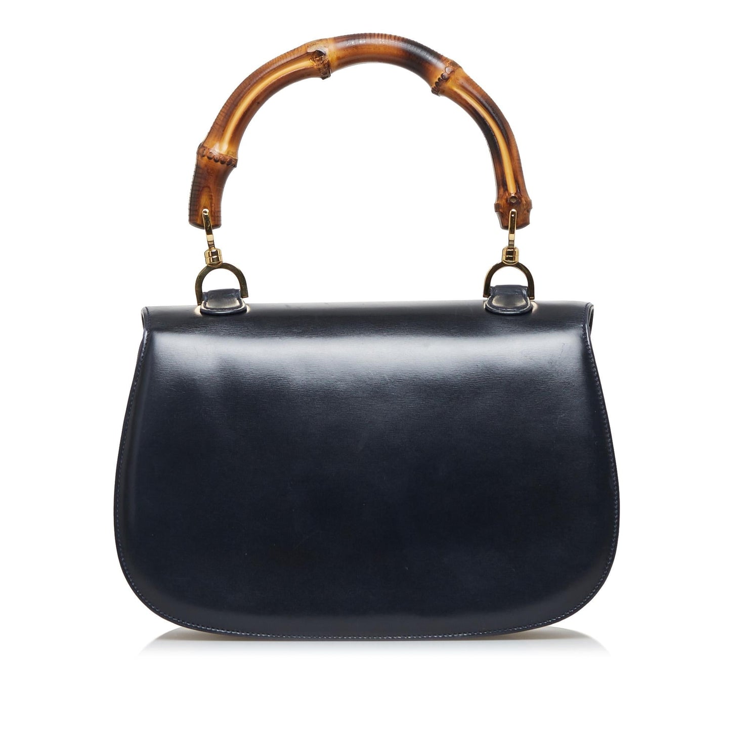 Gucci Bamboo Night SHG-CIttdR Calf Black Satchel Bag