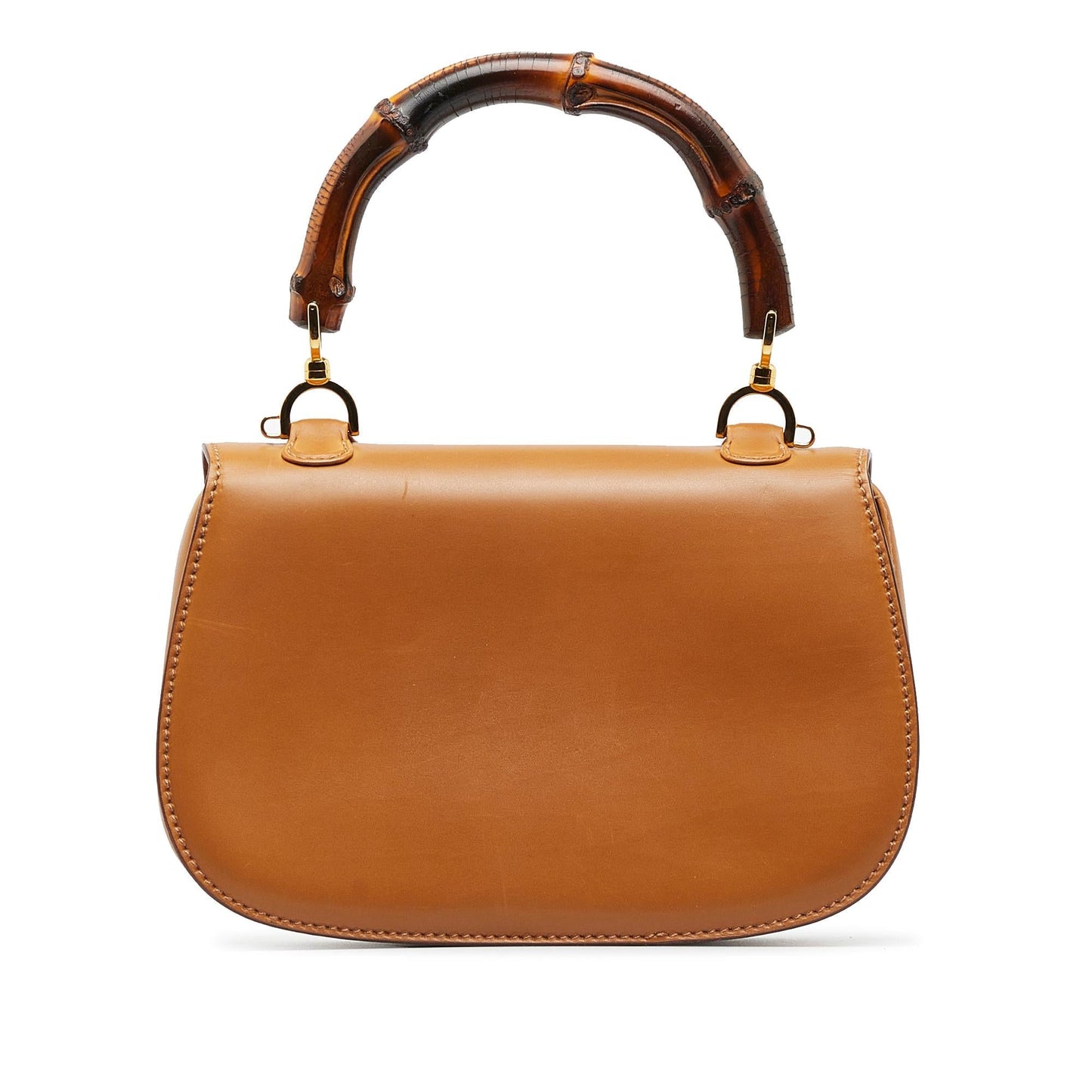 Gucci Bamboo Night SHG-ePPeS4 Calf Brown Satchel Bag