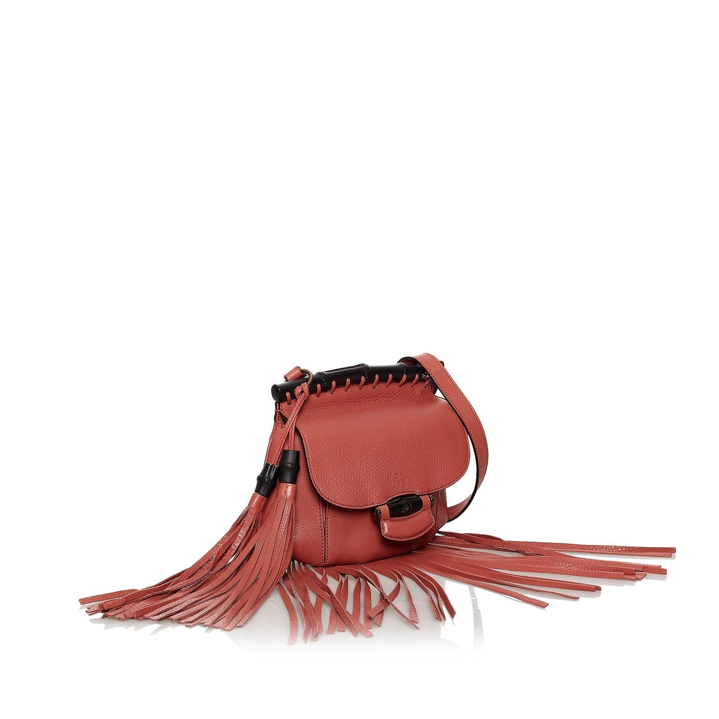 Gucci Bamboo Nouveau Fringe SHG Leather Calf Pink Jewelry