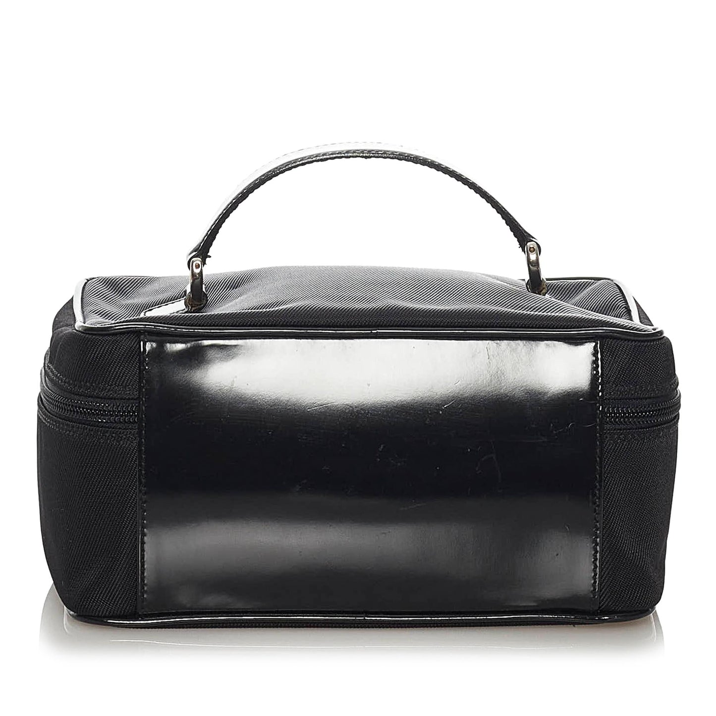 Gucci Bamboo Vanity SHG Nylon Black Handbag
