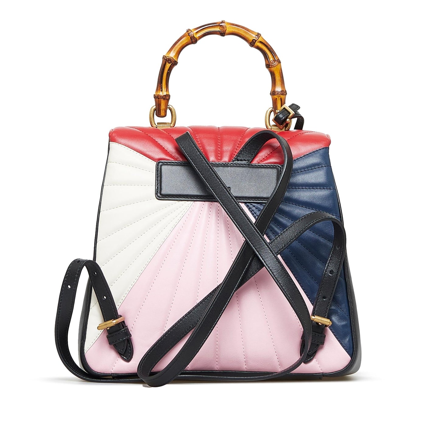 Gucci Bamboo Queen Margaret Backpack SHG-WhMd0R Calf