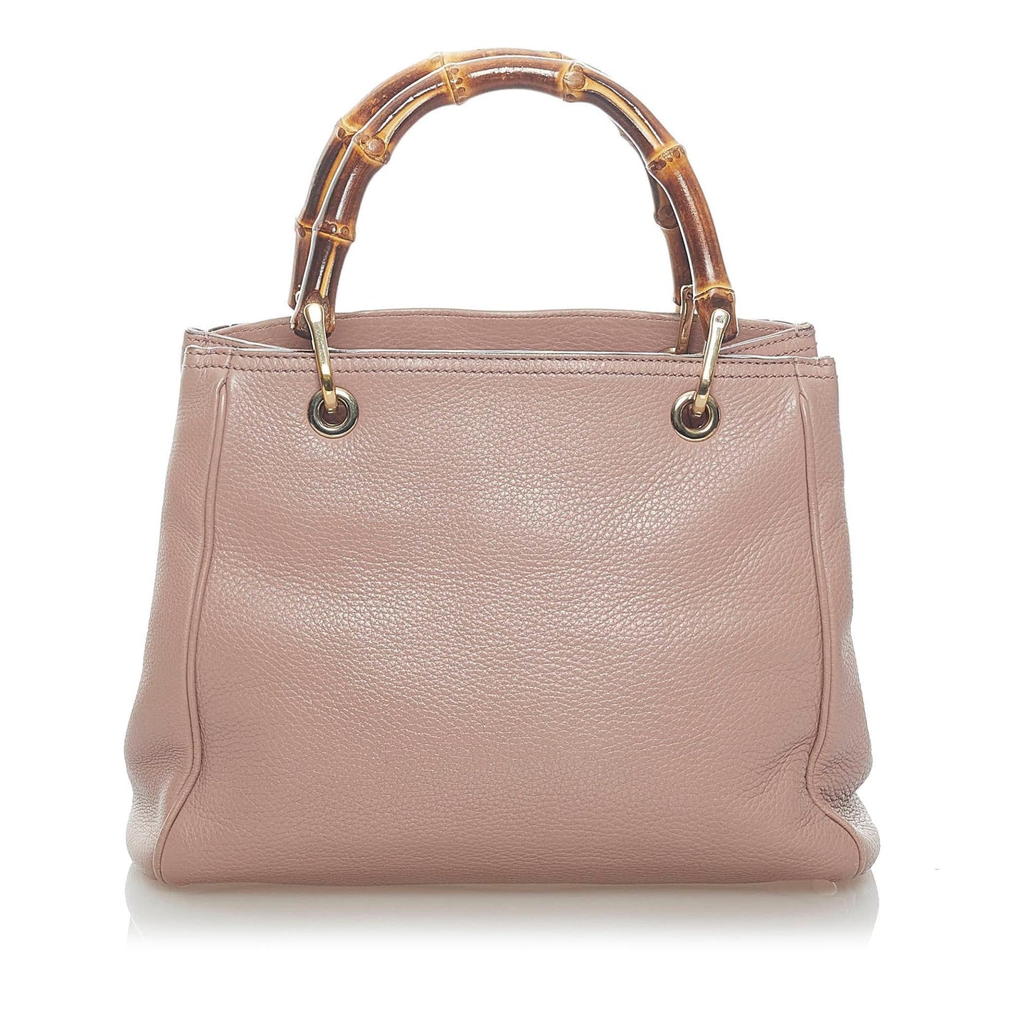 Gucci Bamboo Shopper SHG Leather Calf Pink Satchel Bag Satchel Shg