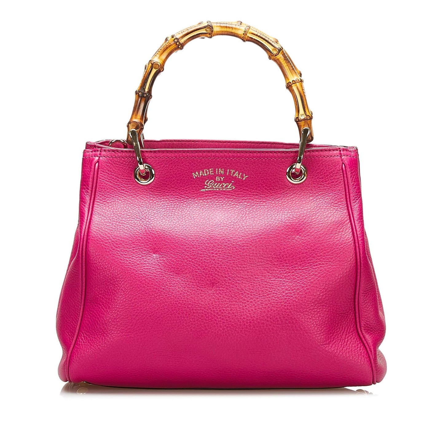 Gucci Bamboo Shopper SHG Leather Calf Satchel Bag