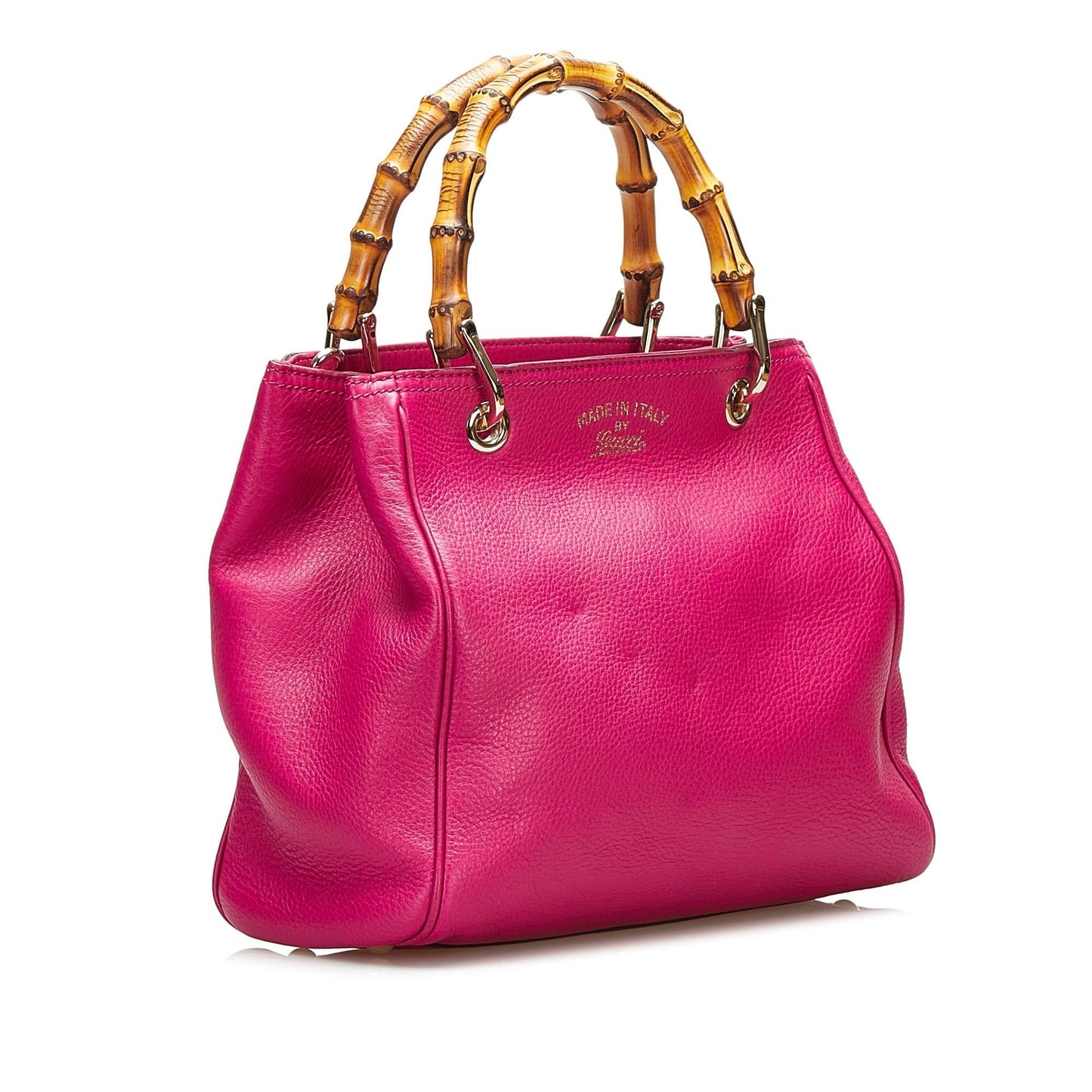 Gucci Bamboo Shopper SHG Leather Calf Satchel Bag