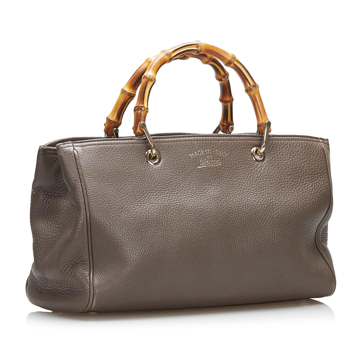 Gucci Bamboo Shopper SHG-FH3Y3F Calf Brown Satchel Bag