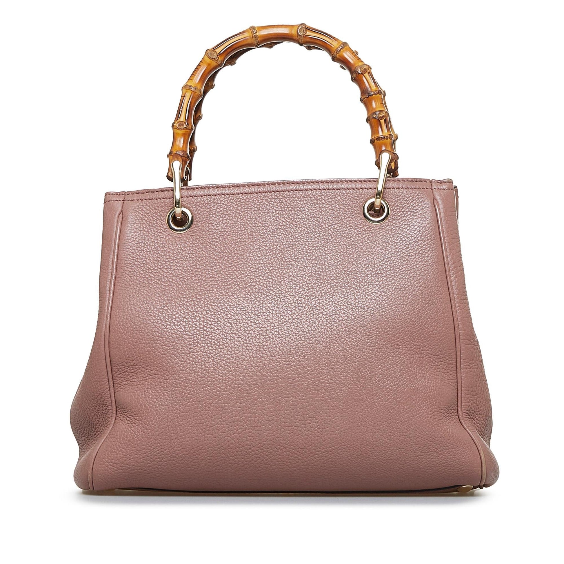 Gucci Bamboo Shopper SHG-eQpxaN Calf Brown Satchel Bag