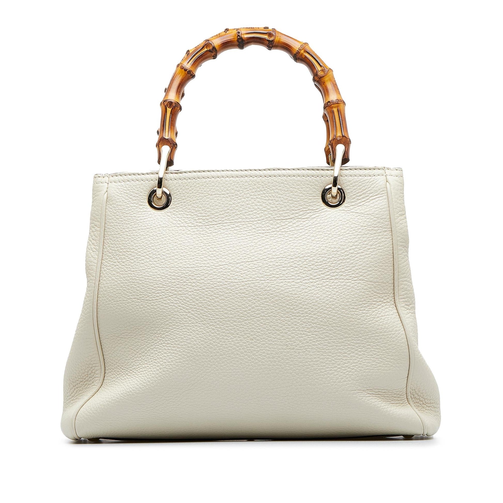 Gucci Bamboo Shopper SHG-cBjgM7 Calf Brown Satchel Bag