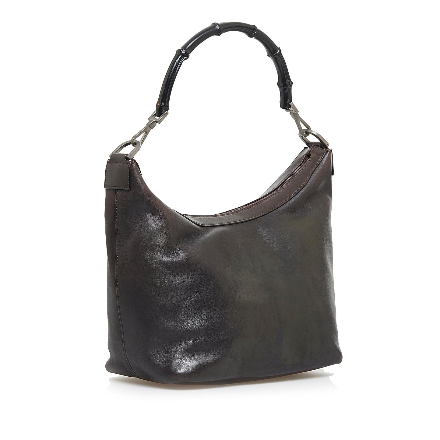 Gucci Bamboo SHG-EN3pZO Calf Brown Shoulder Bag