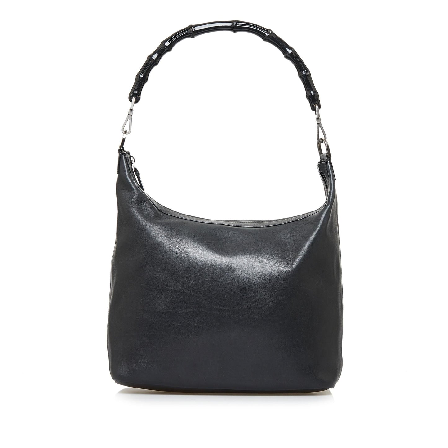 Gucci Bamboo SHG-LJFpH1 Calf Black Shoulder Bag
