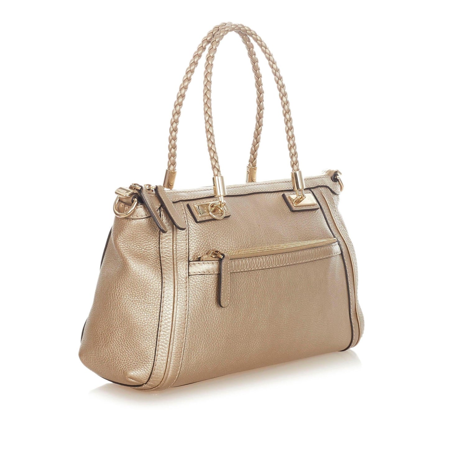Gucci Bella SHG Leather Calf Gold Satchel Bag Satchel Shg