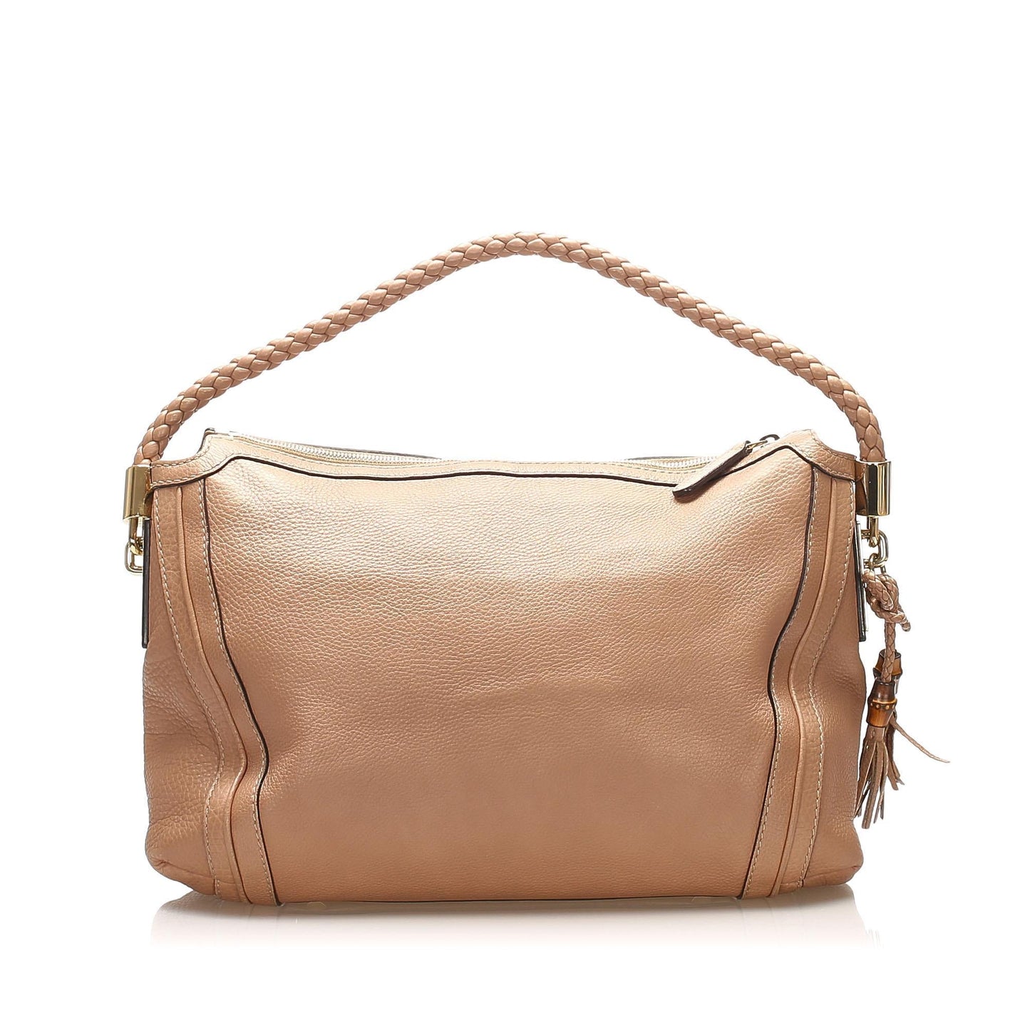 Gucci Bella SHG Leather Calf Brown Tote Bag