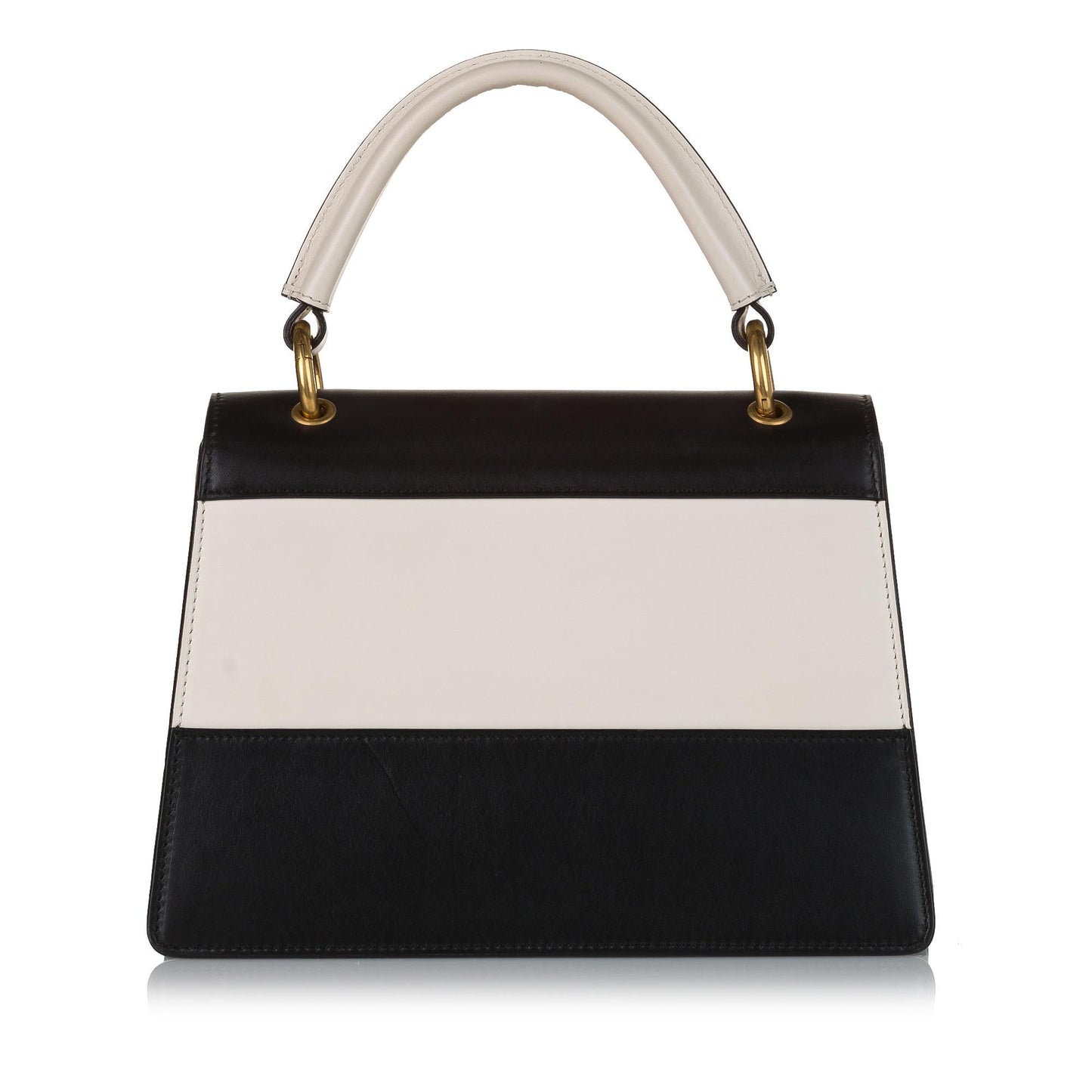 Gucci Blind Love Queen Margaret SHG Calf Black White Satchel Bag