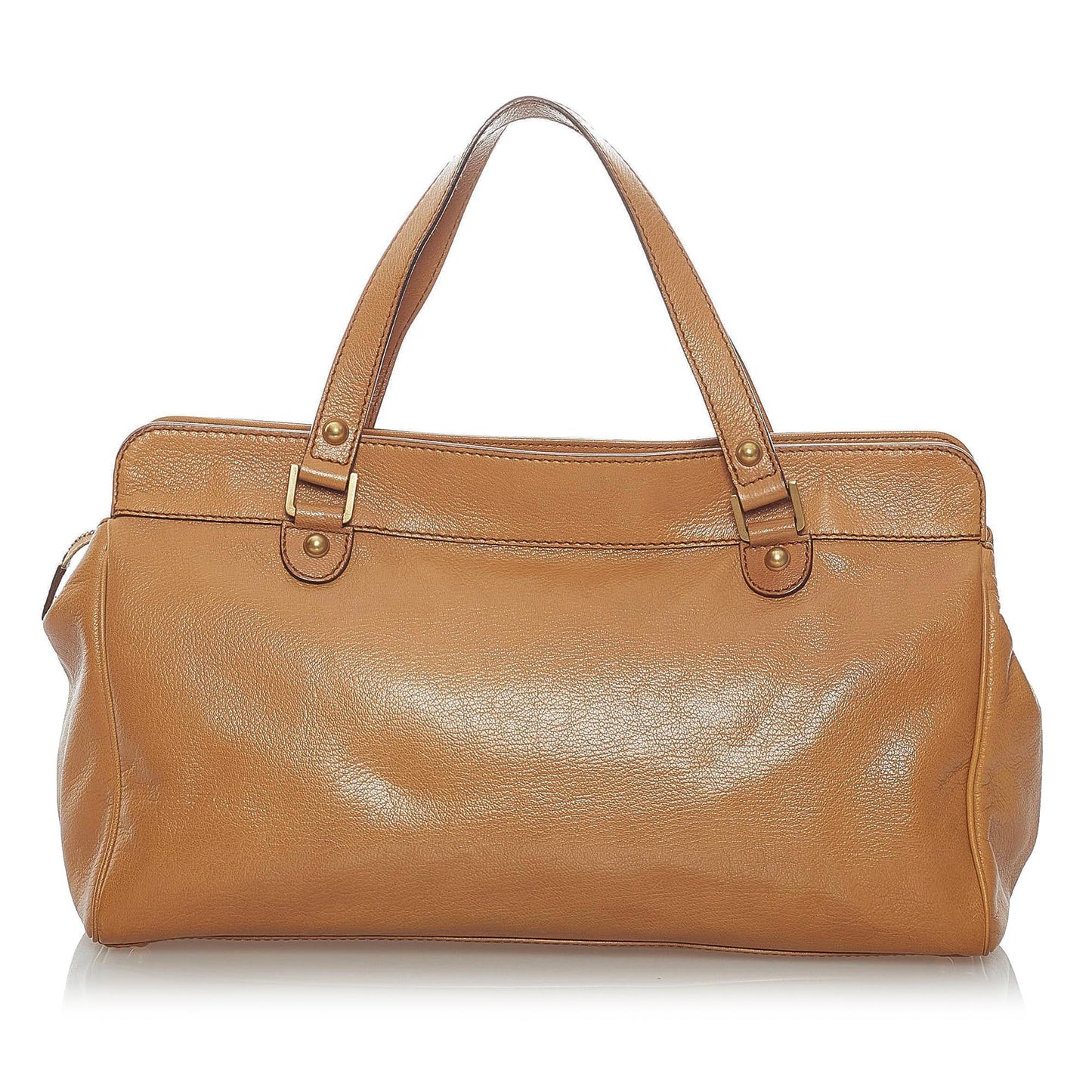 Gucci Blondie SHG Leather Calf Brown Satchel Bag