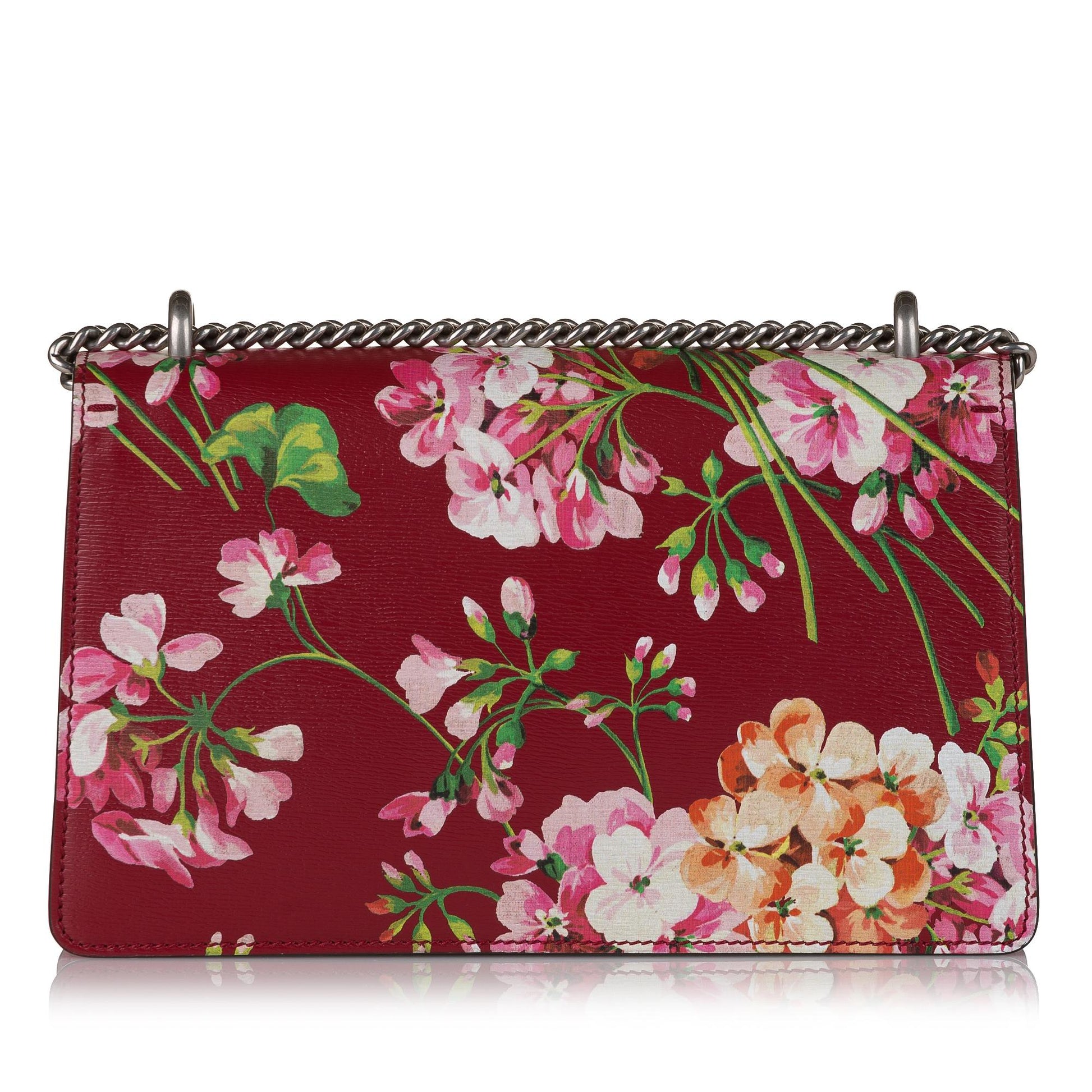 Gucci Blooms Dionysus SHG Calf Red Shoulder Bag