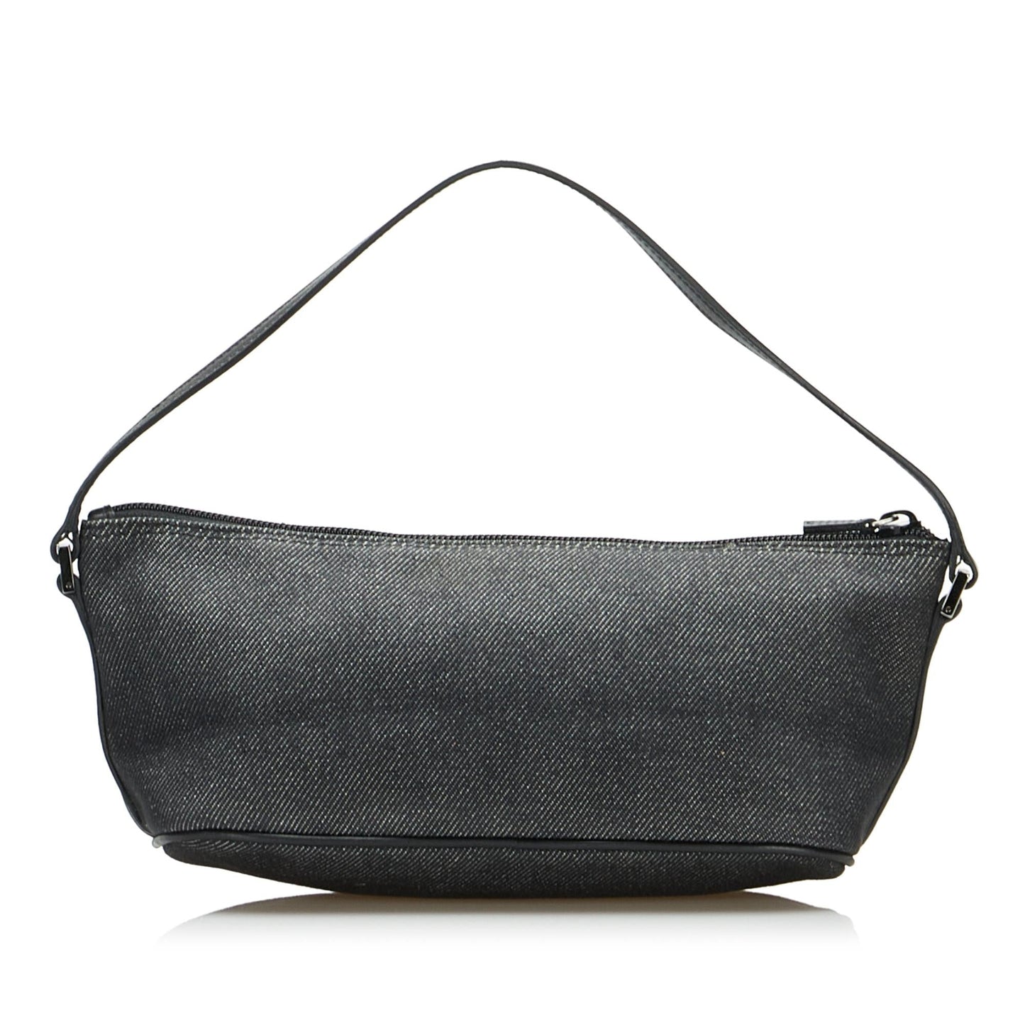 Gucci Boat SHG-RozfAC Denim Black Handbag