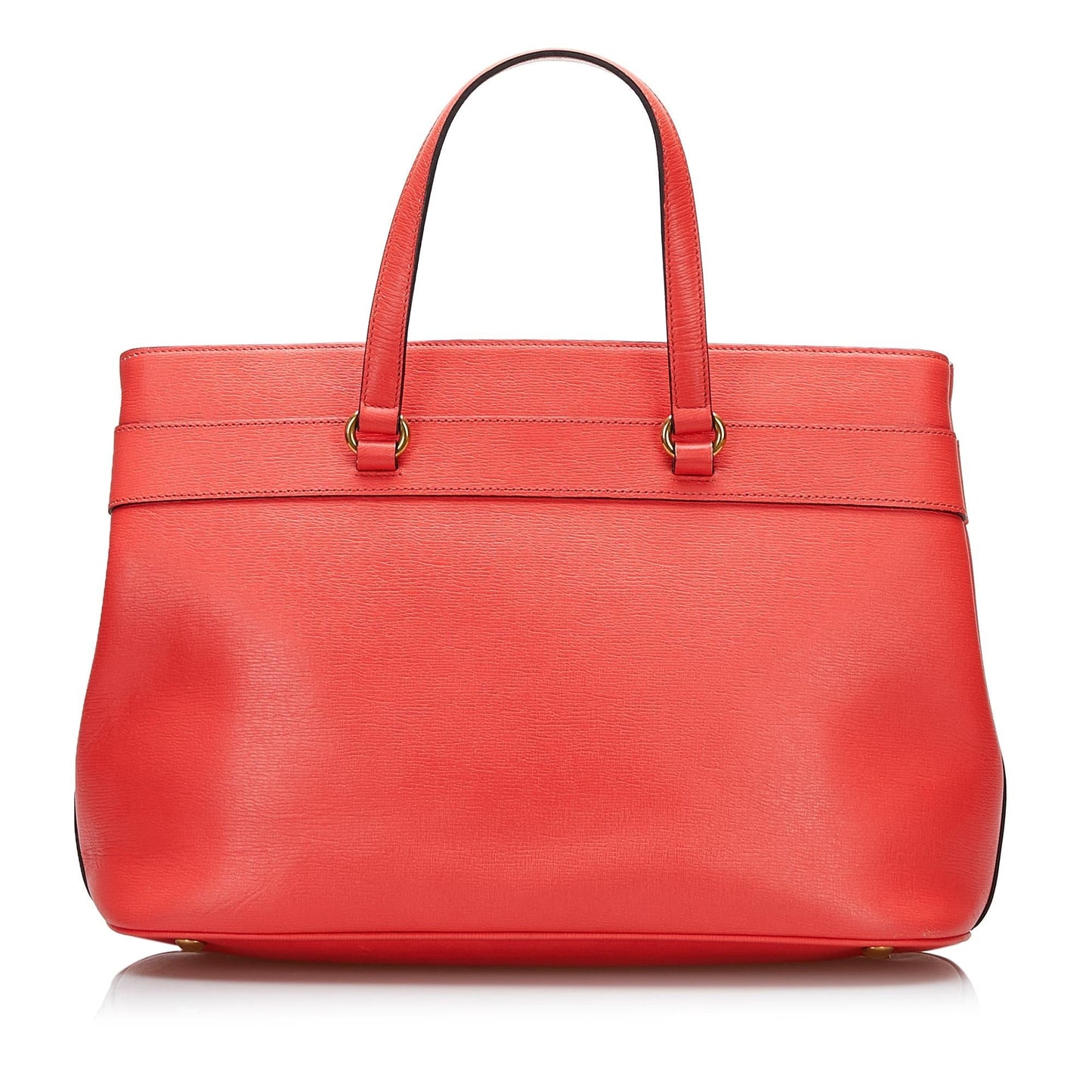 Gucci Bright Bit SHG-C0r3E5 Calf Orange Satchel Bag