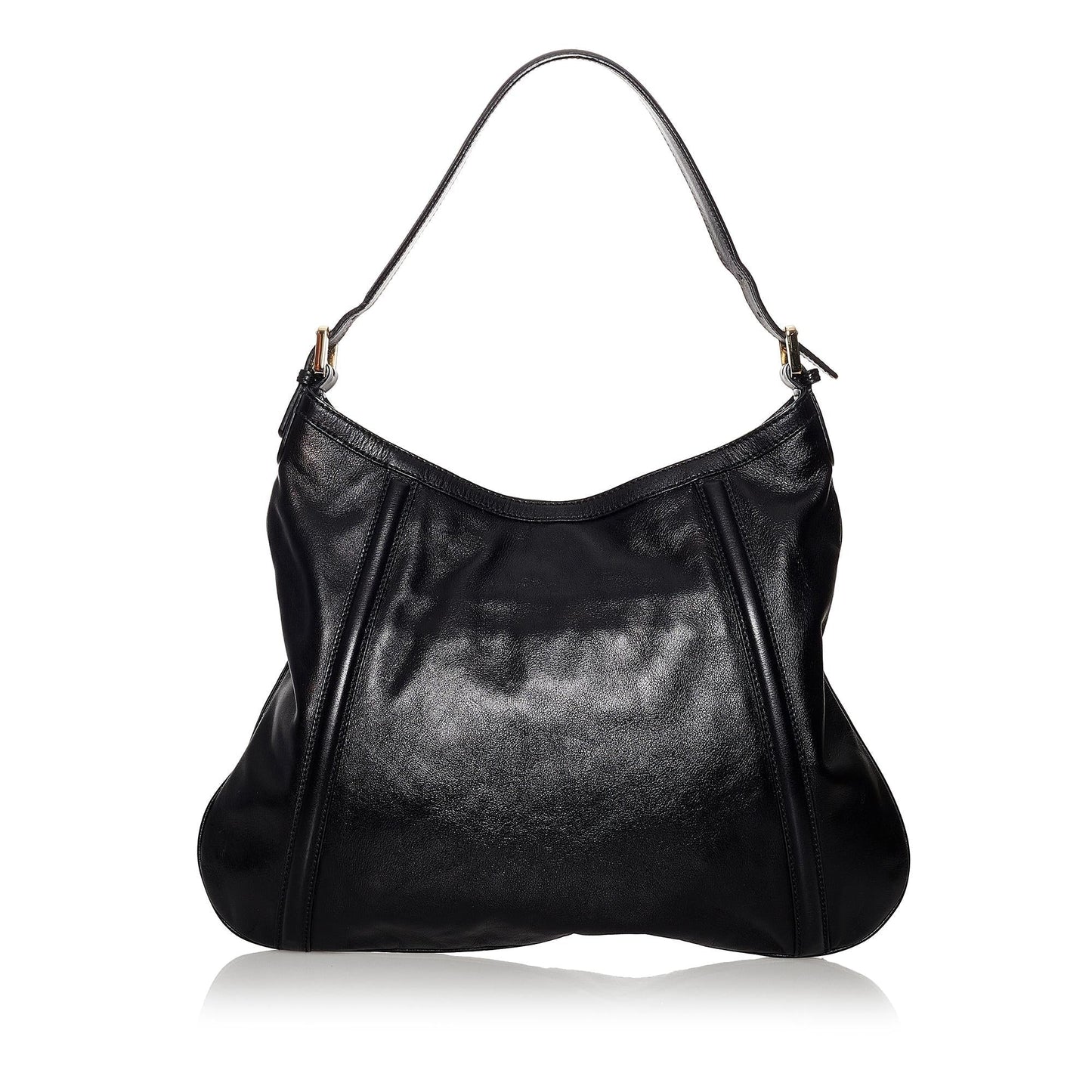 Gucci Britt SHG Leather Calf Black Shoulder Bag