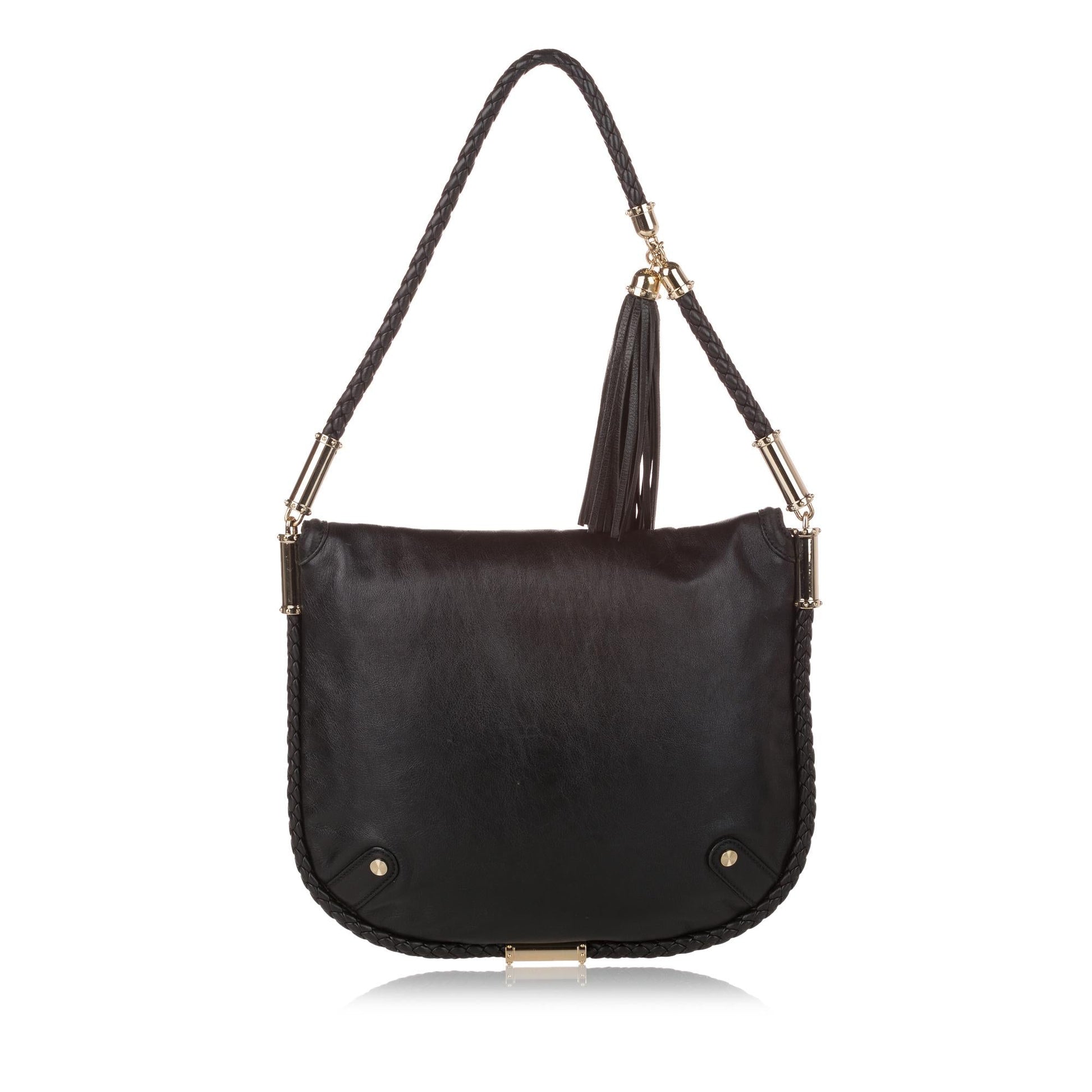 Gucci Britt SHG Leather Calf Brown Shoulder Bag