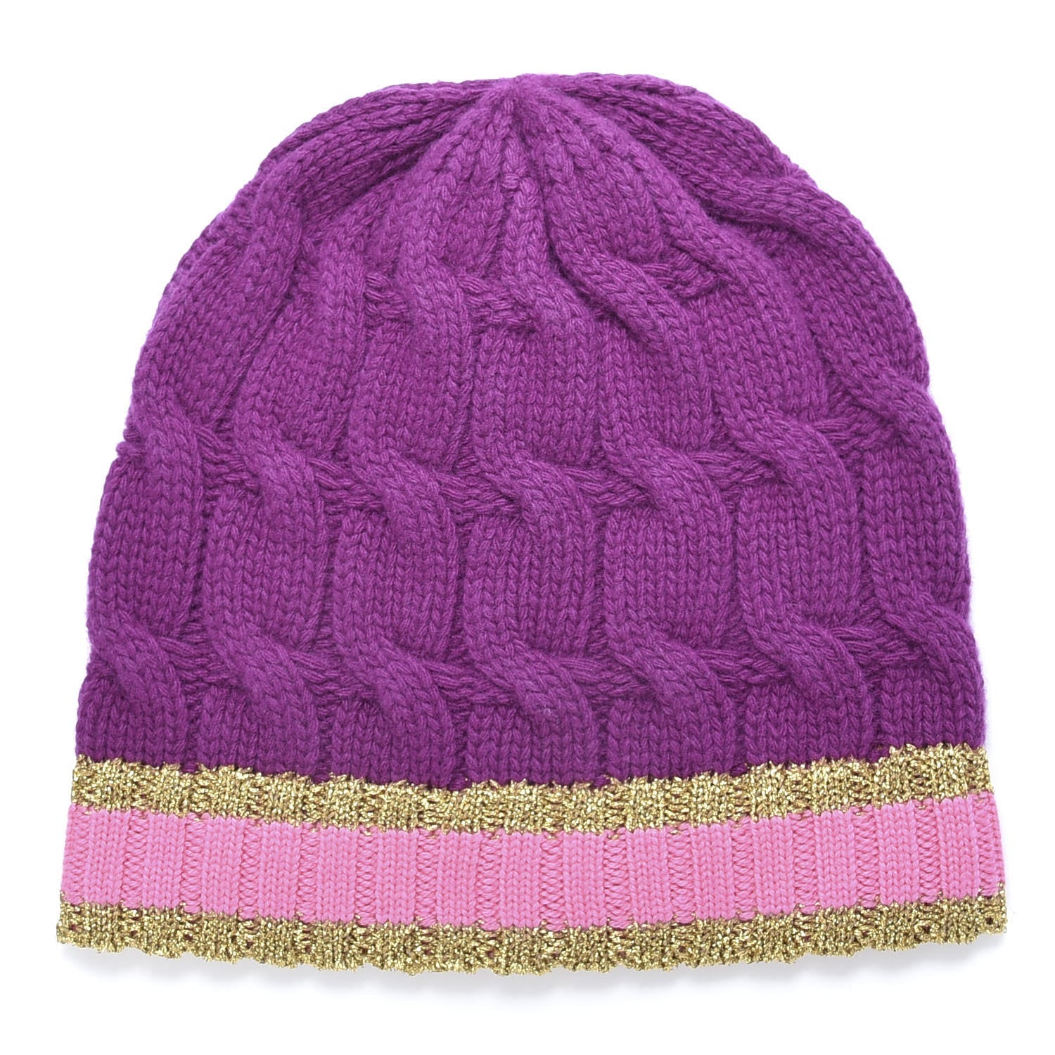 Gucci Cable Knit Beanie Hat