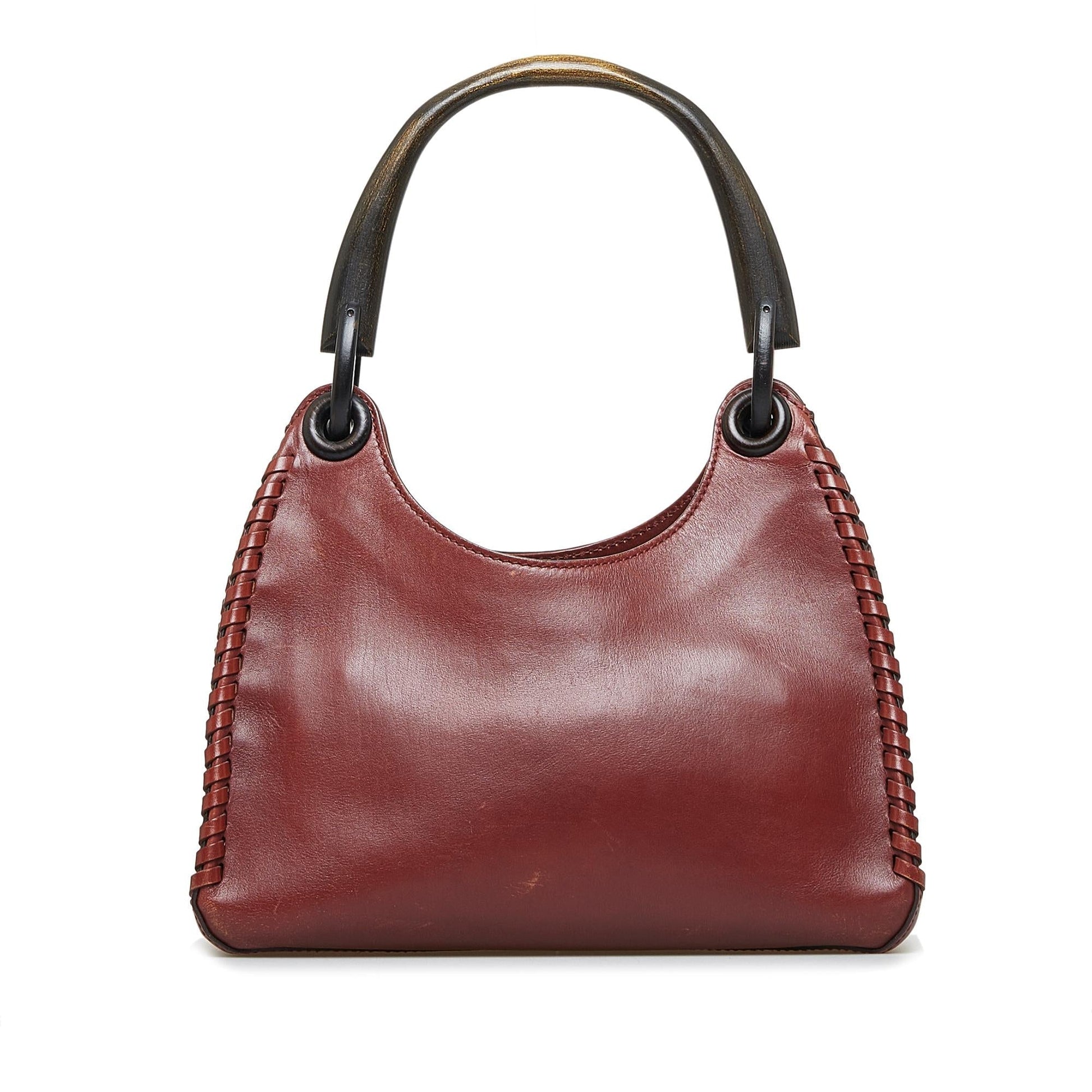 Gucci SHG-gre6J3 Leather Calf Brown Satchel Bag