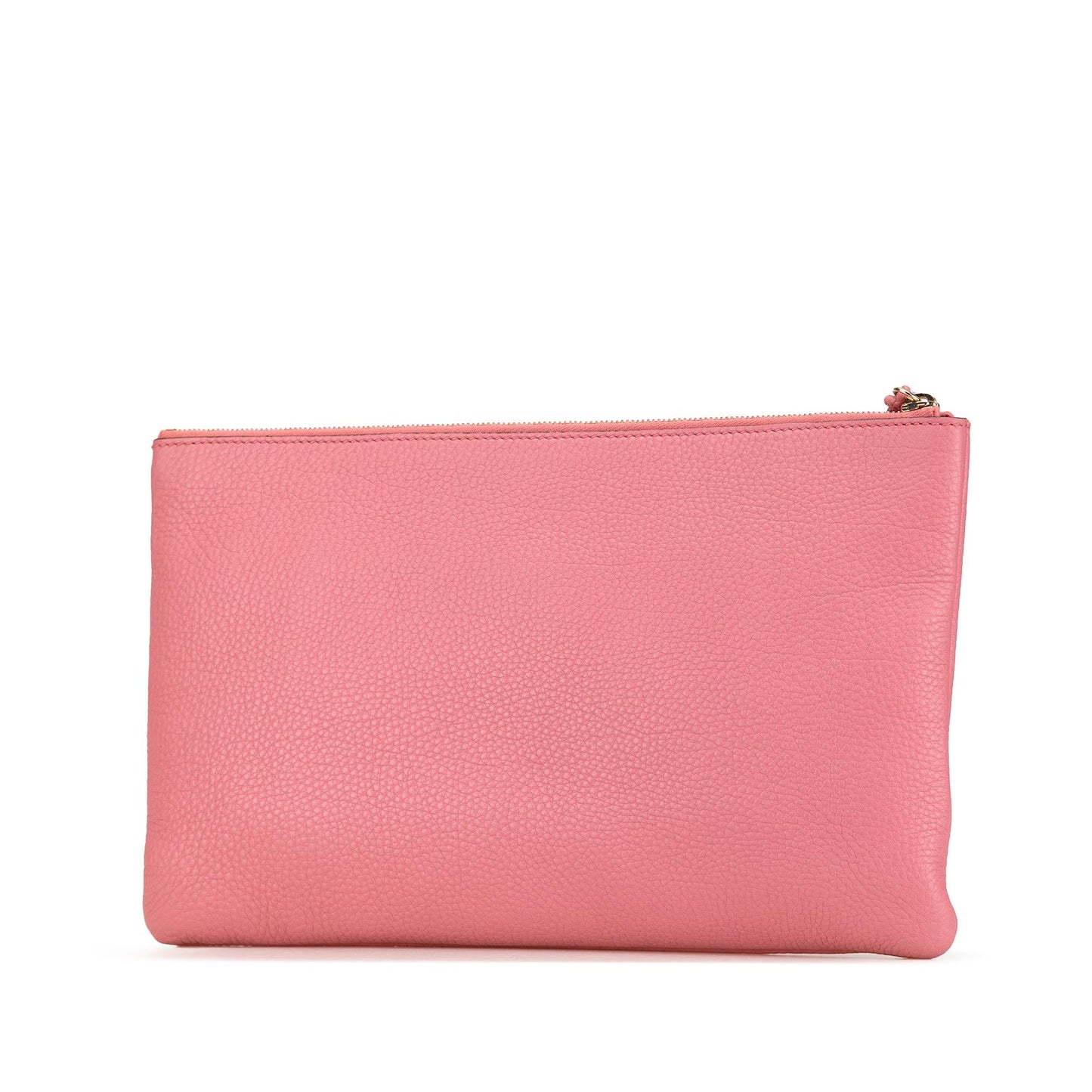 Gucci Bamboo Tassel Calf Calfskin Pink Clutch Bag Tassel Clutch