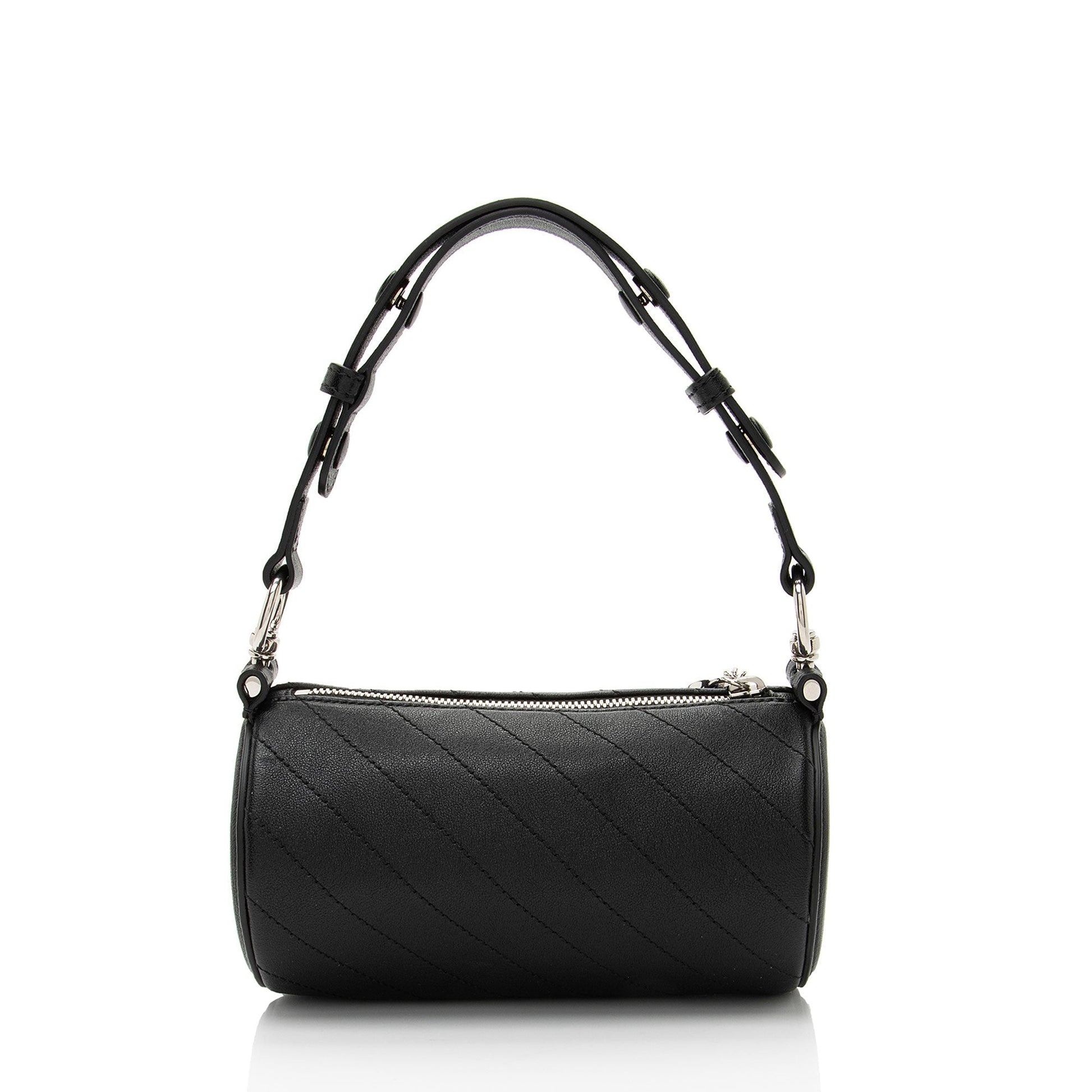 Gucci Blondie Barrel Calfskin Black Mini Shoulder Bag