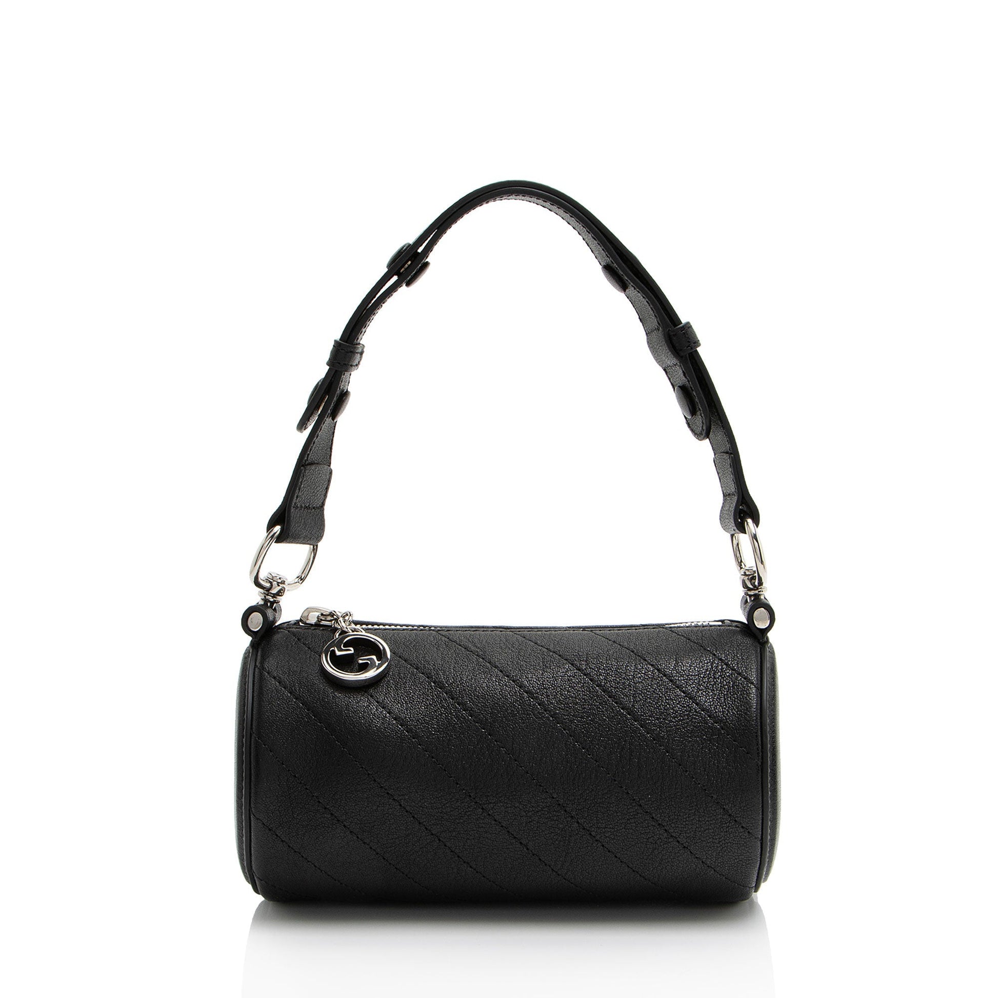Gucci Blondie Barrel Calfskin Black Mini Shoulder Bag Bag 1