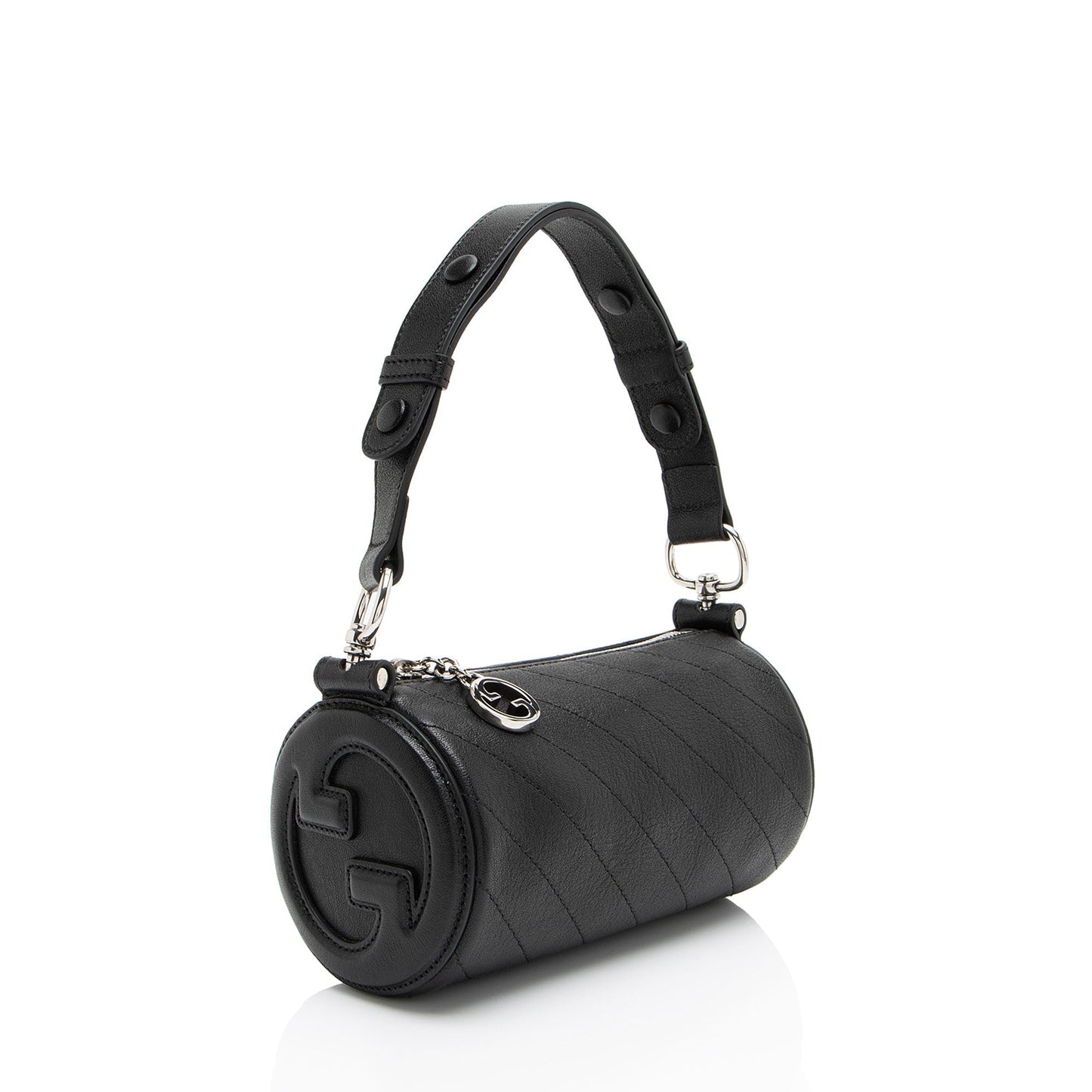 Gucci Blondie Barrel Calfskin Black Mini Shoulder Bag Bag 1