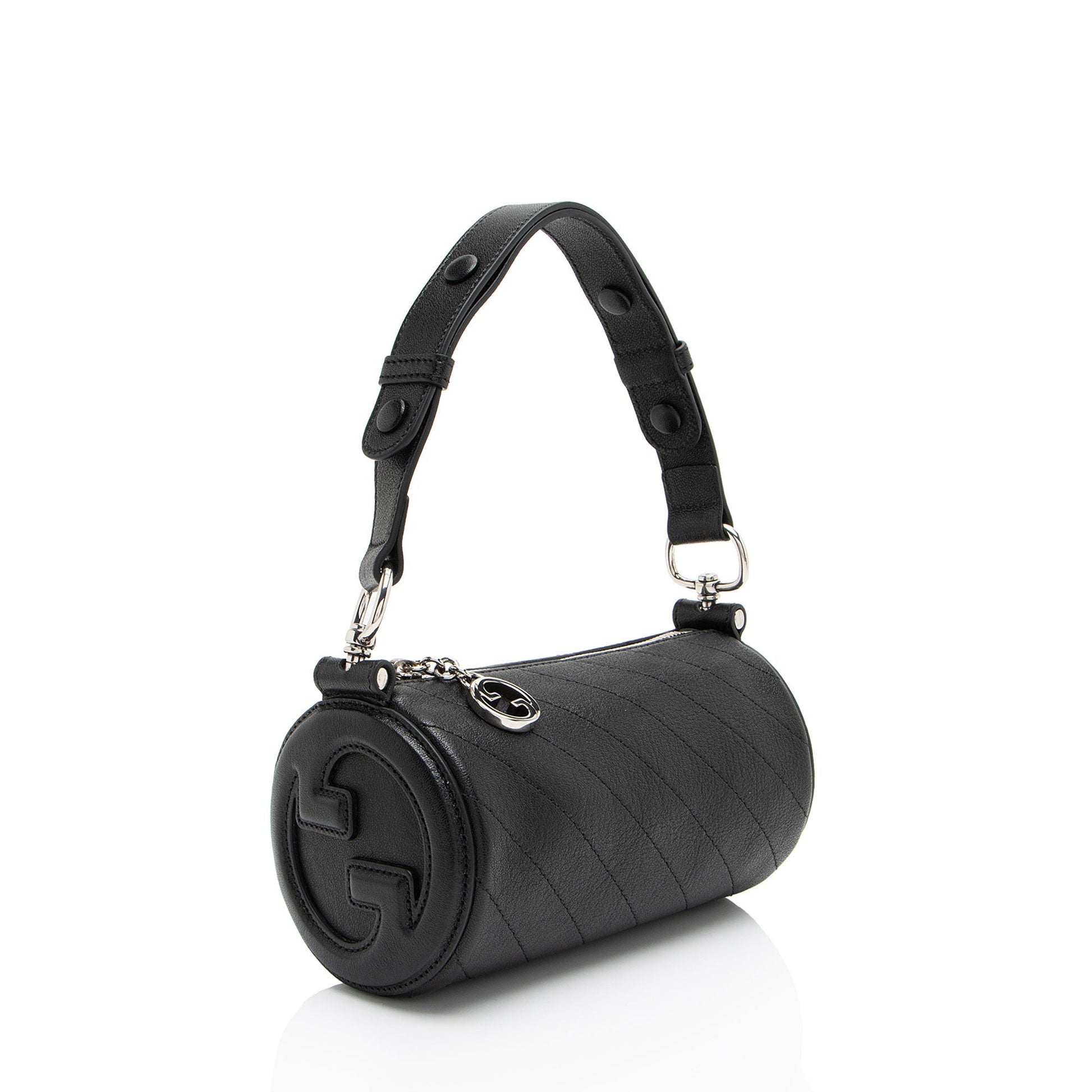 Gucci Blondie Barrel Calfskin Black Mini Shoulder Bag Bag 1