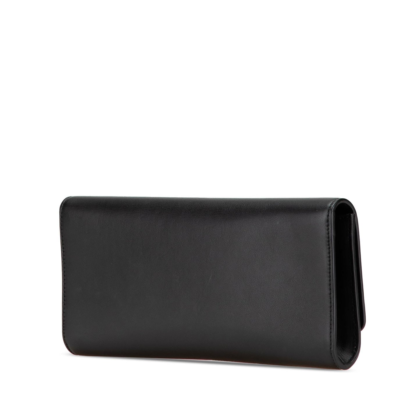 Gucci Crystals Broadway Calf Calfskin Black Clutch Bag