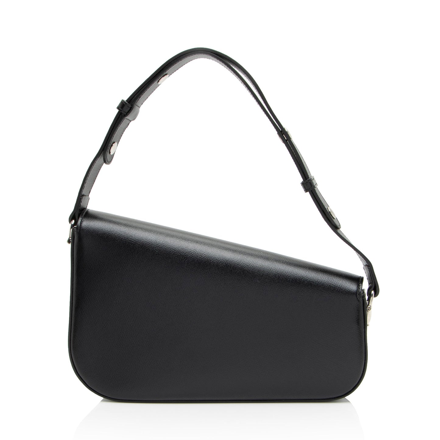 Gucci Horsebit Asymmetric Calfskin Black Small Shoulder Bag