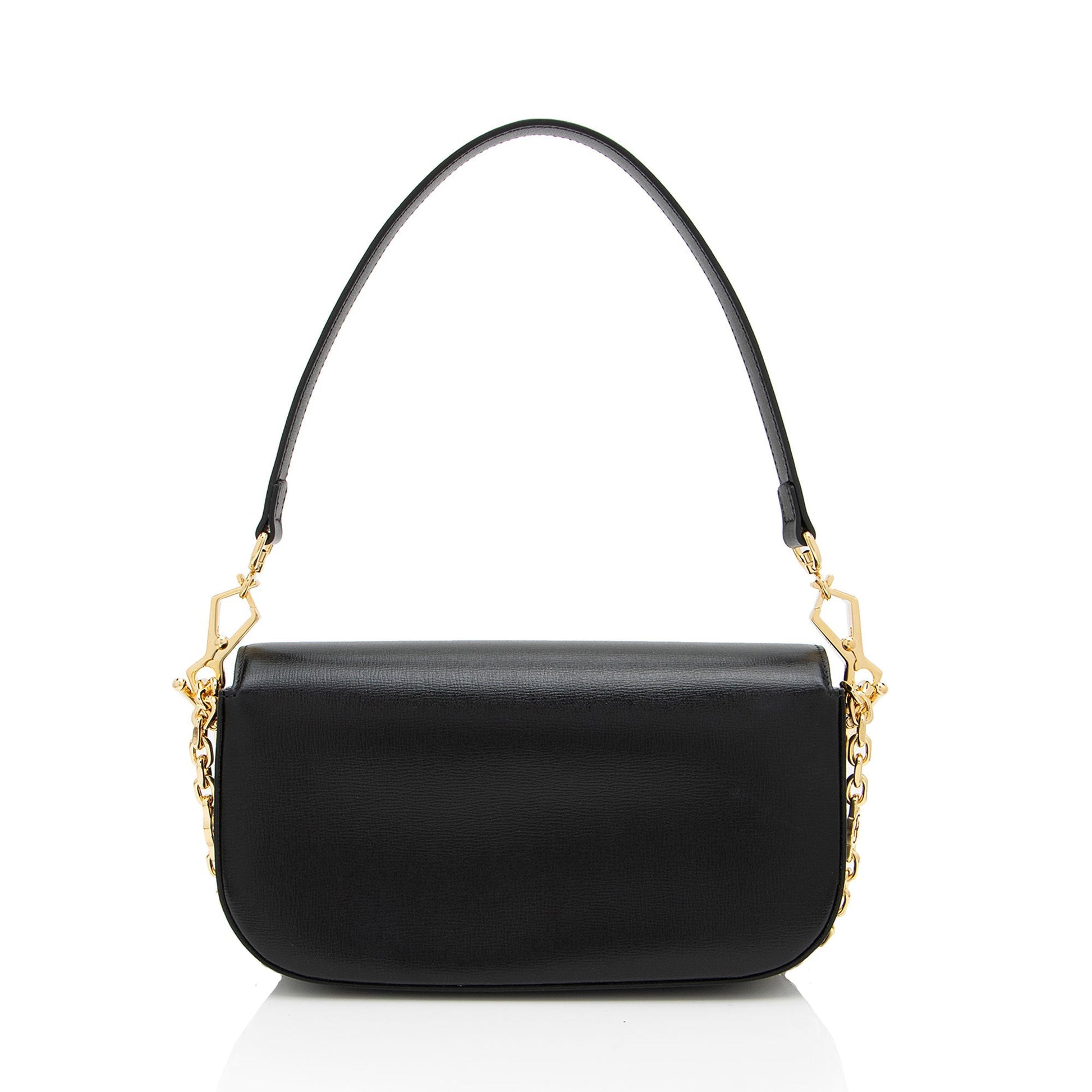 Gucci Horsebit Calfskin Black Small Shoulder Bag