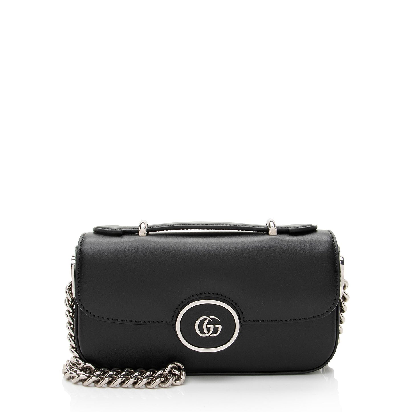 Gucci Petite GG Calfskin Black Mini Shoulder Bag