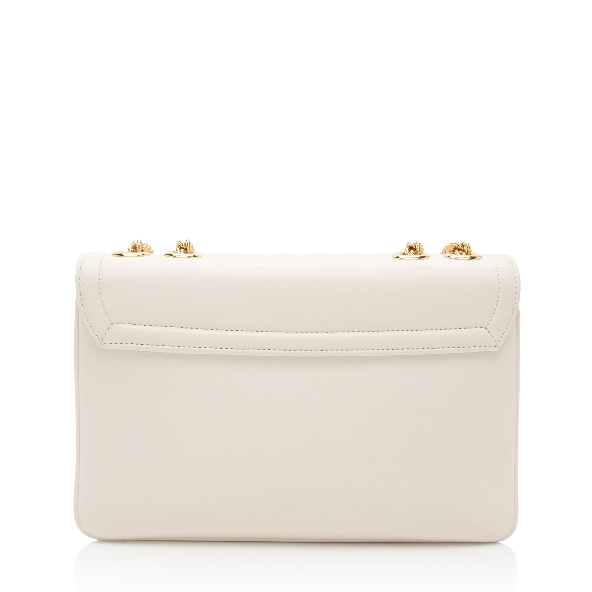 Gucci Rajah Zumi Calfskin White Medium Crossbody Bag