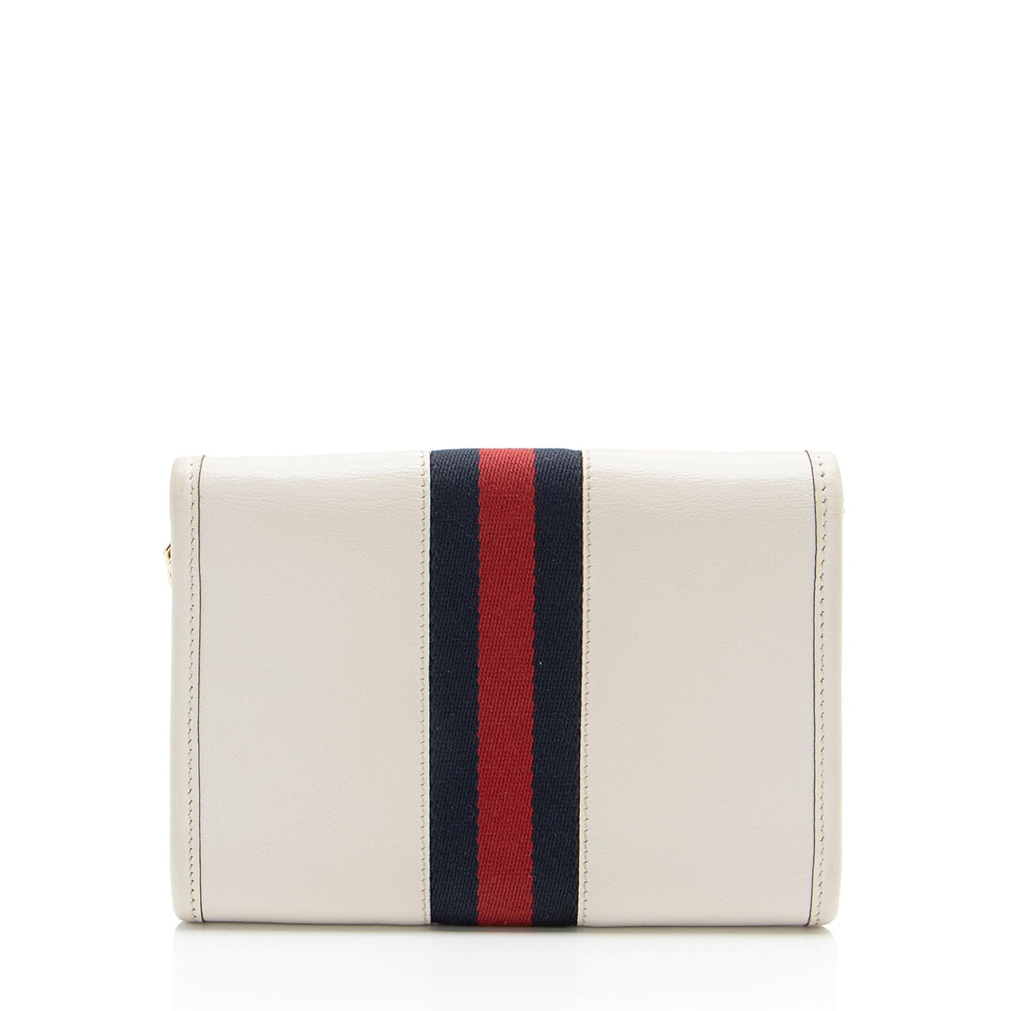 Gucci Rajah Flap SHF-ofd1Mc Nylon Calfskin White Mini Crossbody Bag