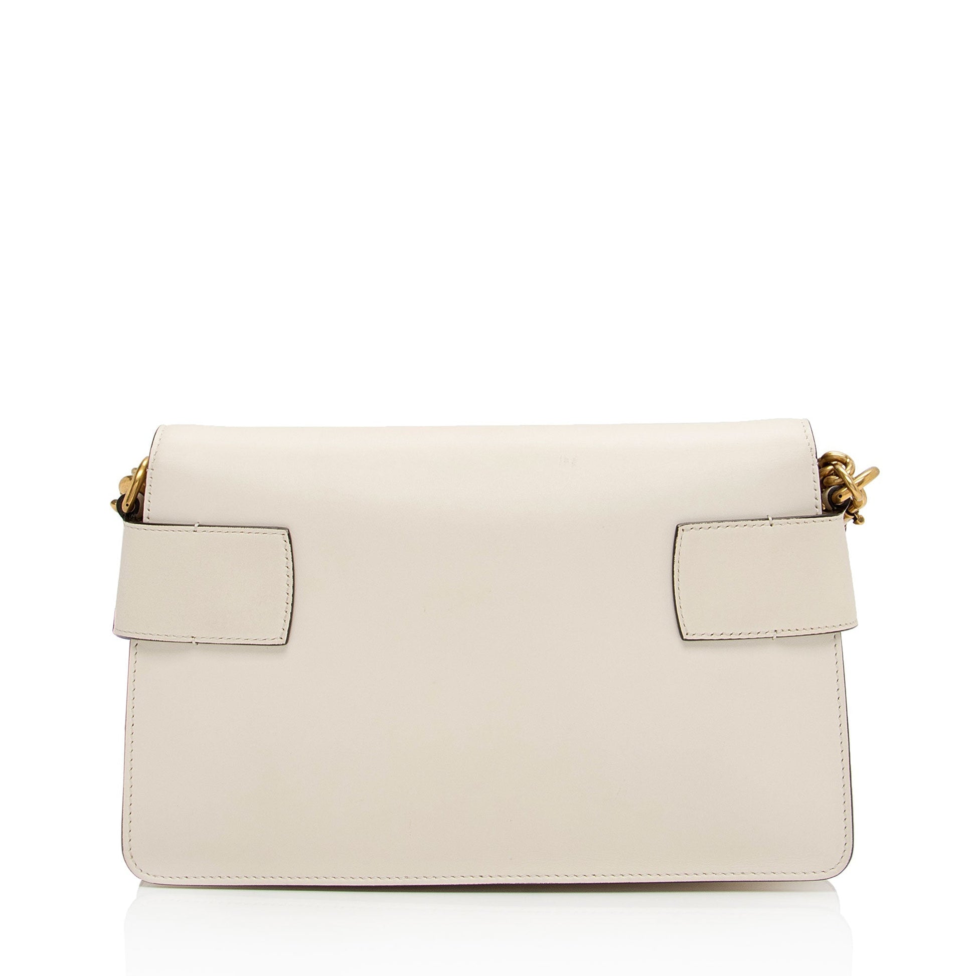 Gucci Tiger Broadway SHF-fnniLy Nylon Calfskin White Mini Crossbody Bag