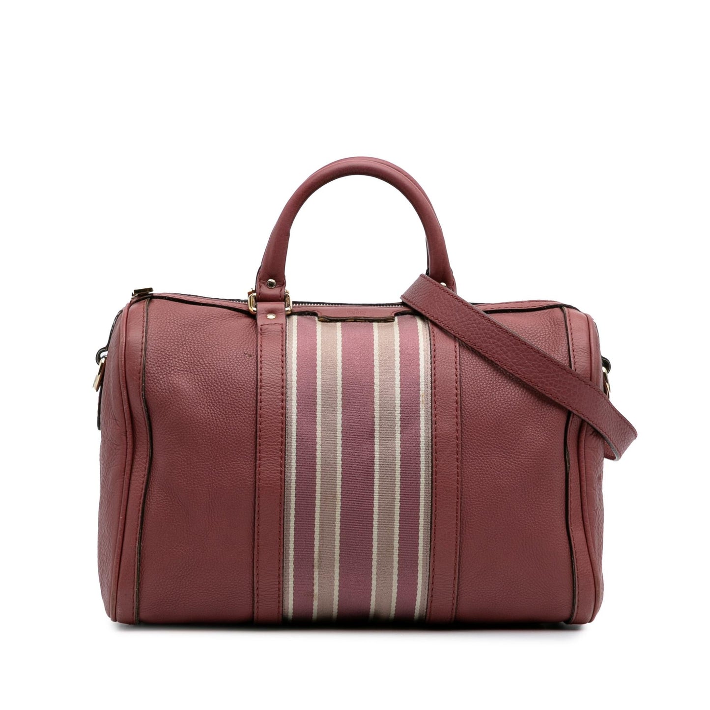 Gucci Web Joy Boston Calf Calfskin Pink Satchel Bag Bag 2