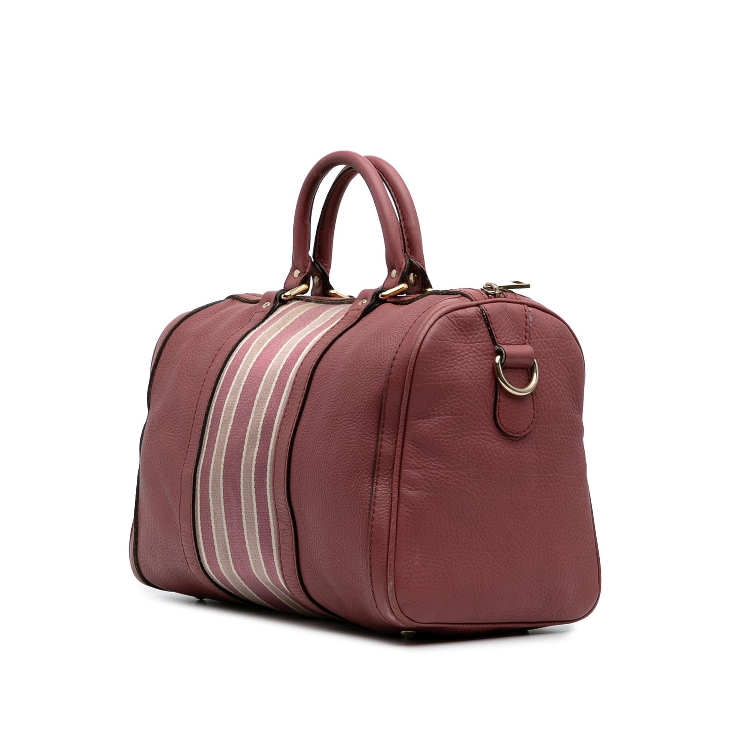 Gucci Web Joy Boston Calf Calfskin Pink Satchel Bag Bag 2