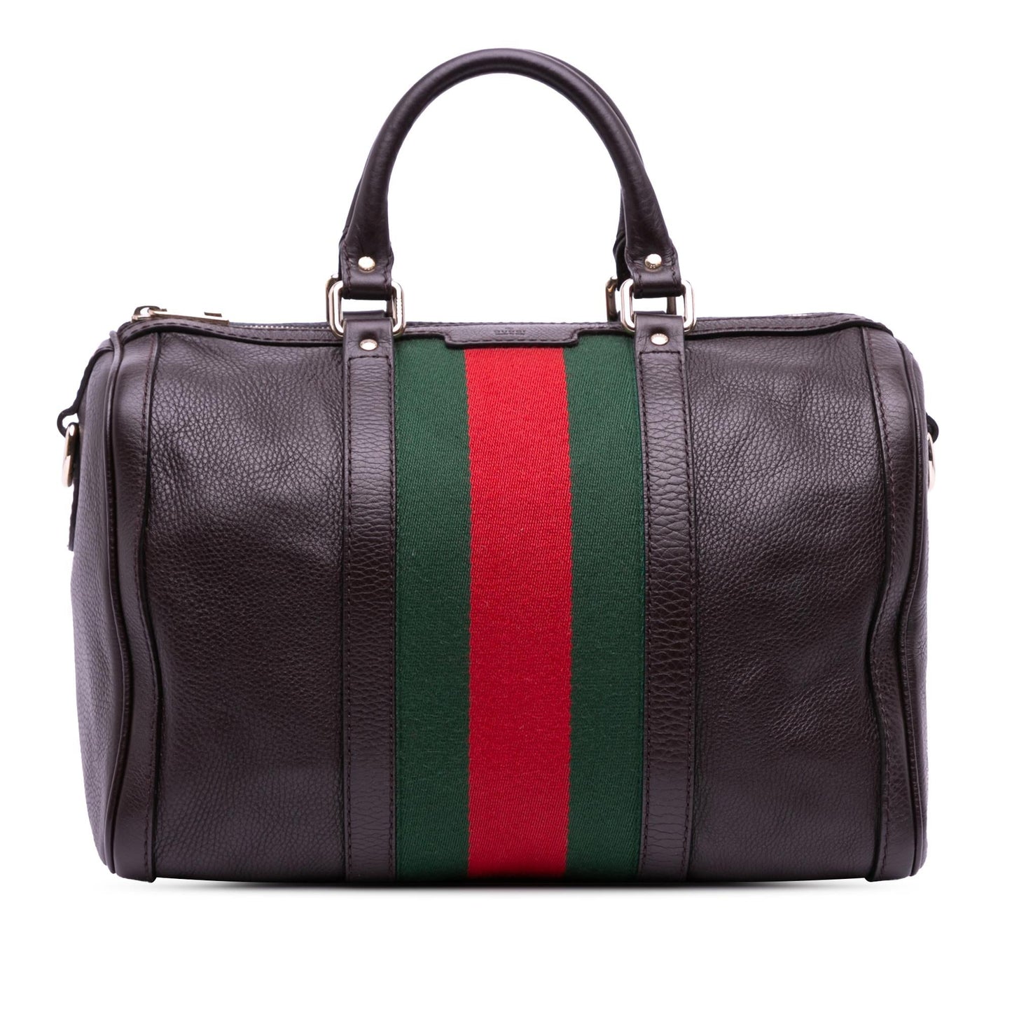 Gucci Web Joy Boston Calfskin Travel Bag