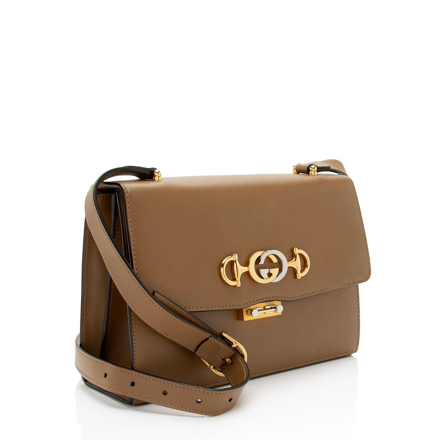 Gucci Zumi SHF-1OrDCW Calfskin Brown Small Crossbody Bag