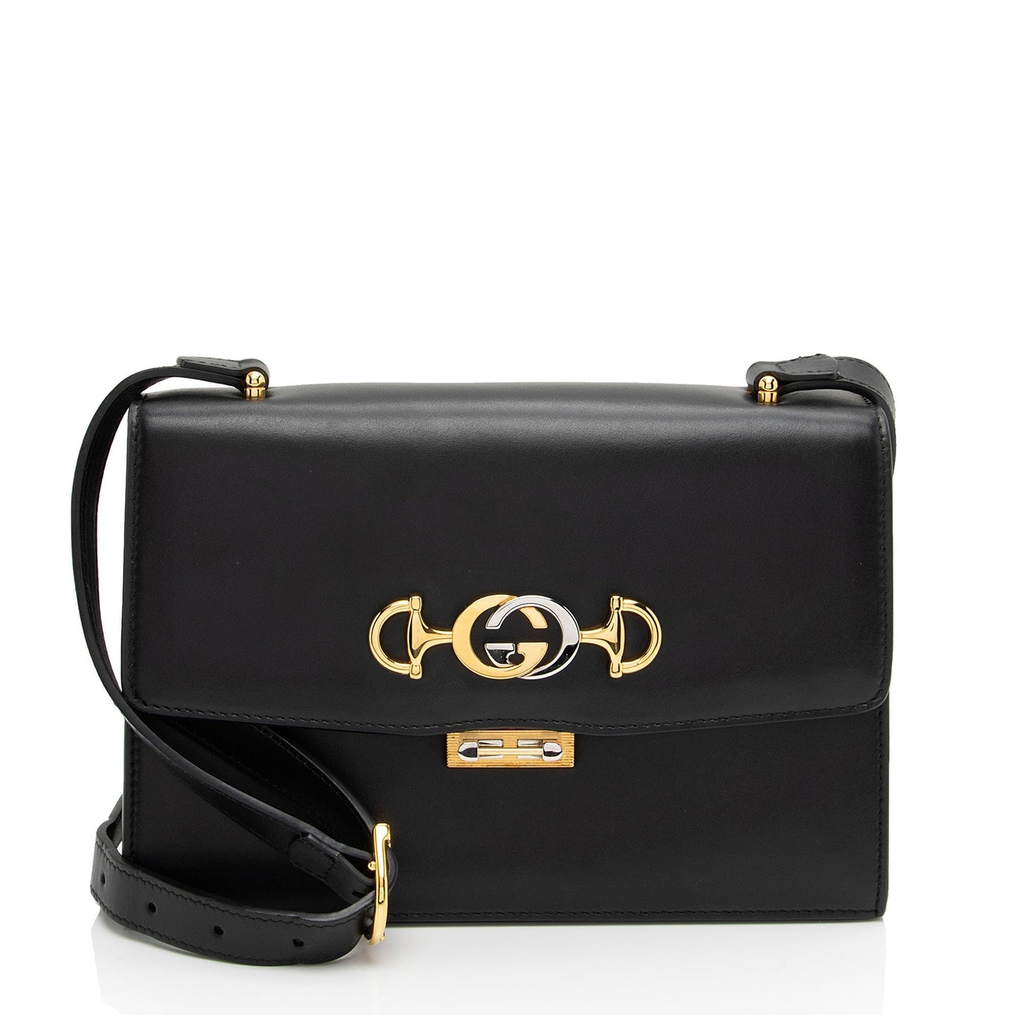 Gucci Zumi SHF-kgDU9j Calfskin Black Small Crossbody Bag