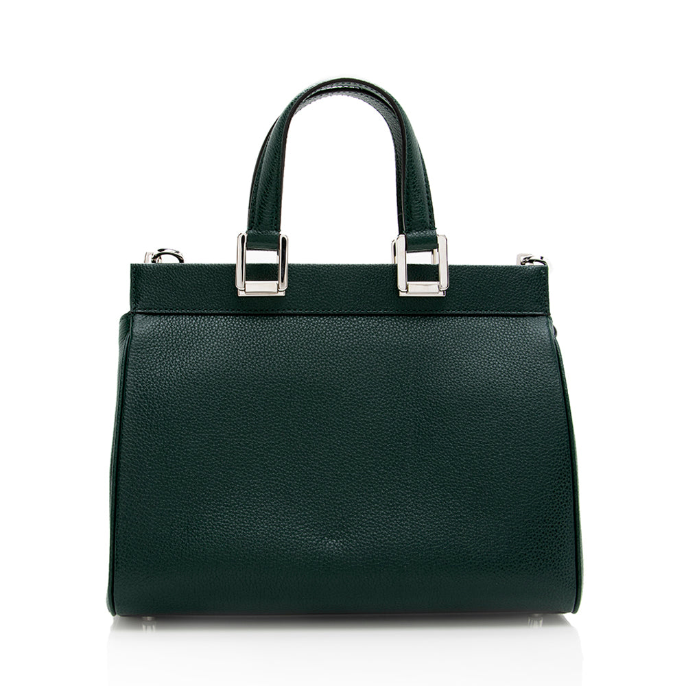 Gucci Zumi SHF Calfskin Green Small Tote Bag