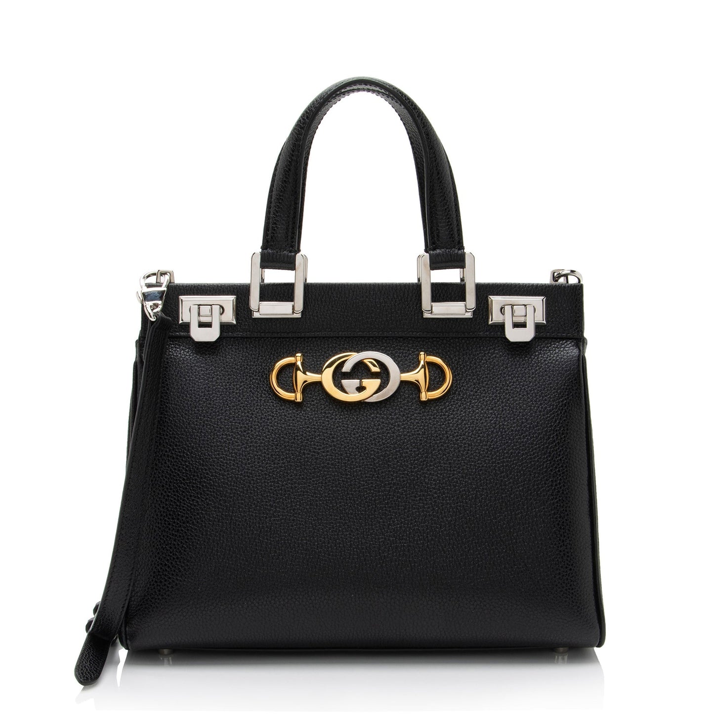 Gucci Zumi SHF-okbitp Calfskin Black Small Tote Bag