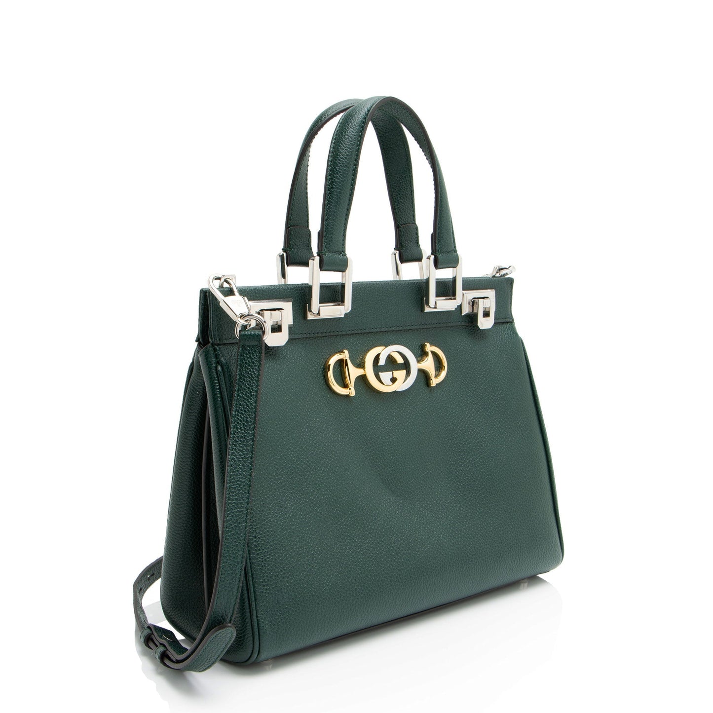Gucci Zumi Calfskin Green Small Tote Bag Tote 1