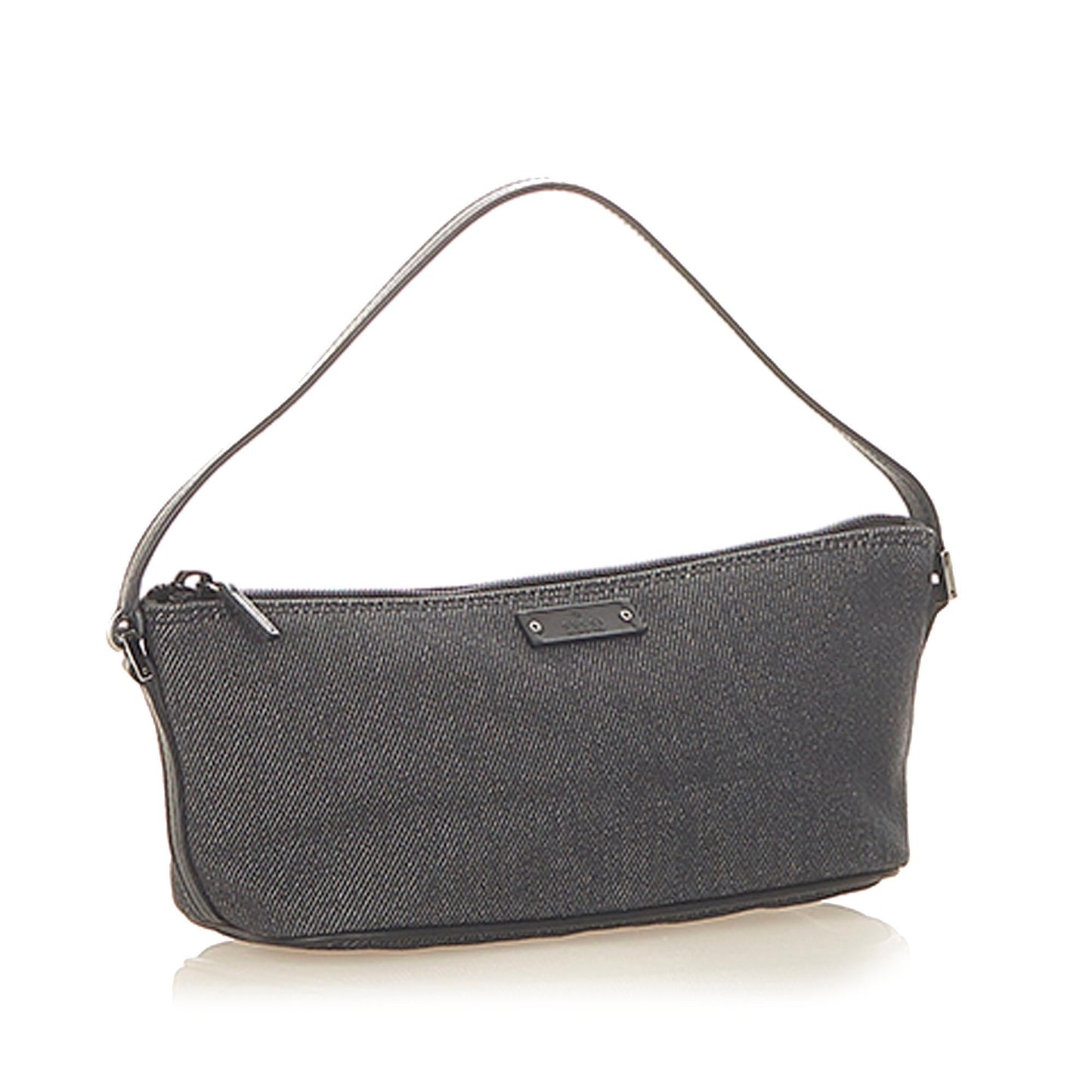 Gucci Boat SHG Canvas Black Handbag