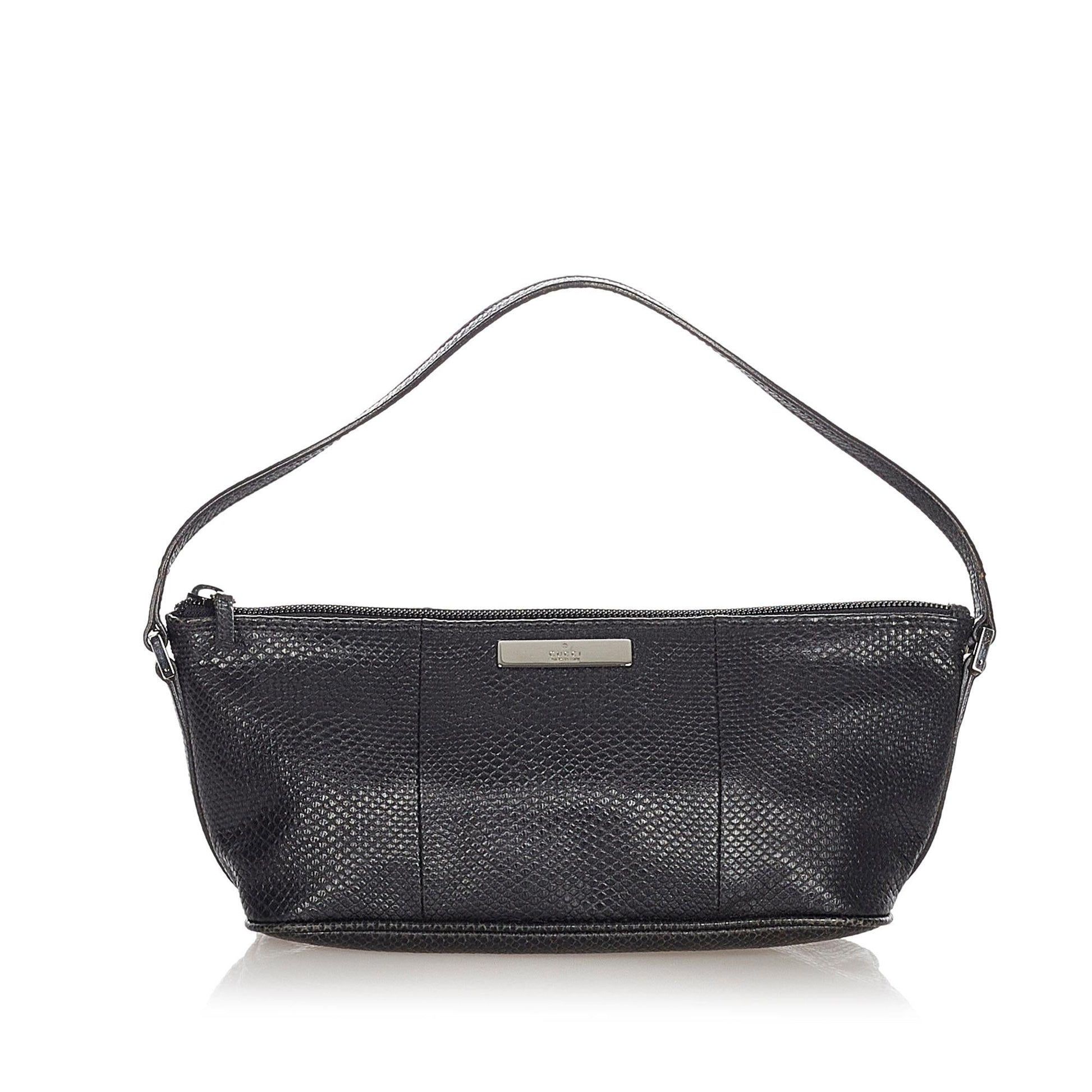 Gucci Boat SHG Canvas Black Handbag 3