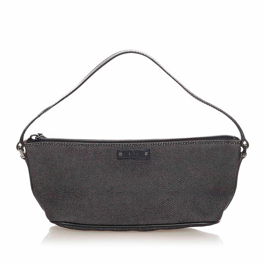 Gucci Boat SHG Canvas Black Handbag 4