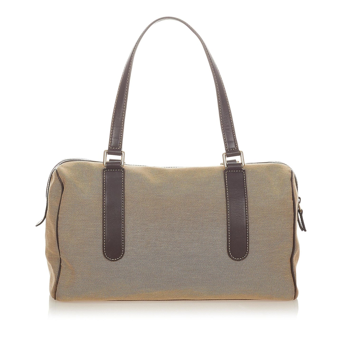 Gucci Boston SHG Canvas Brown Satchel Bag 3