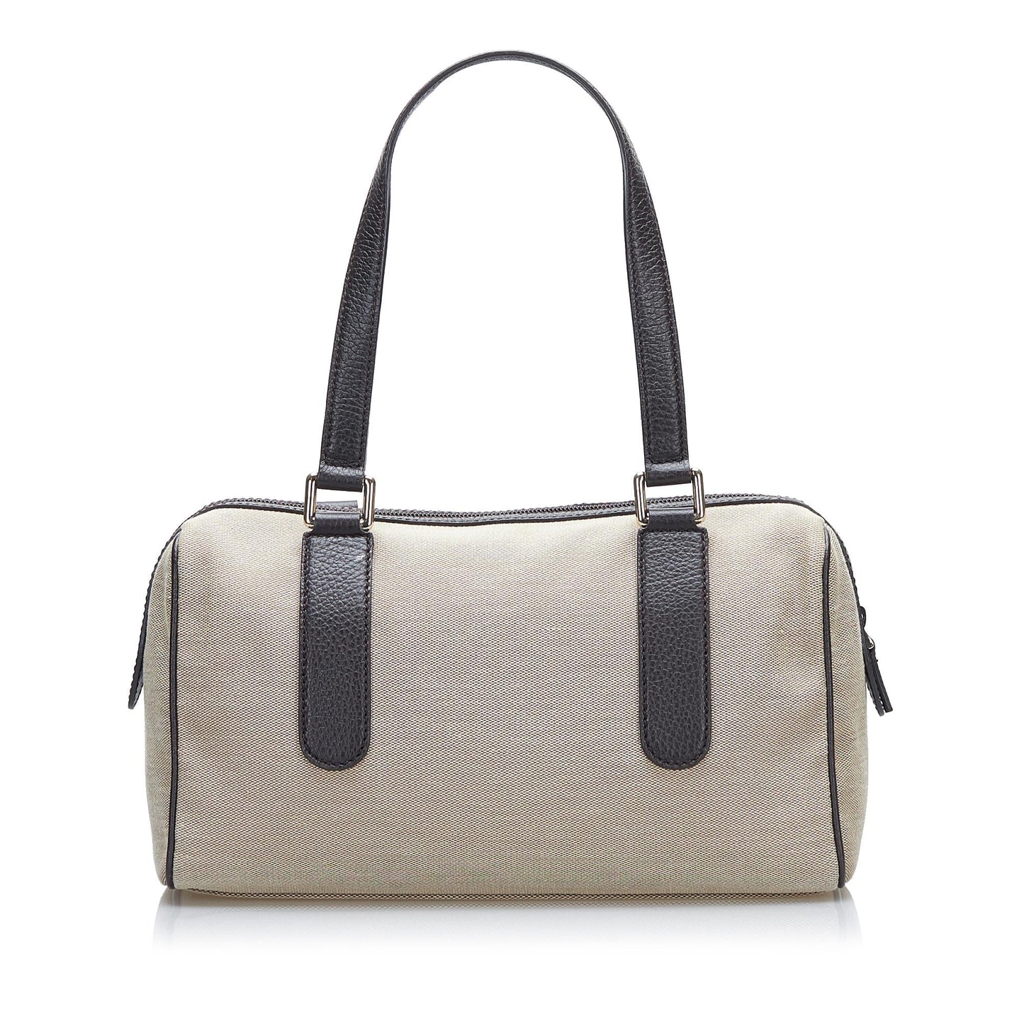 Gucci Boston SHG Canvas Brown Satchel Bag